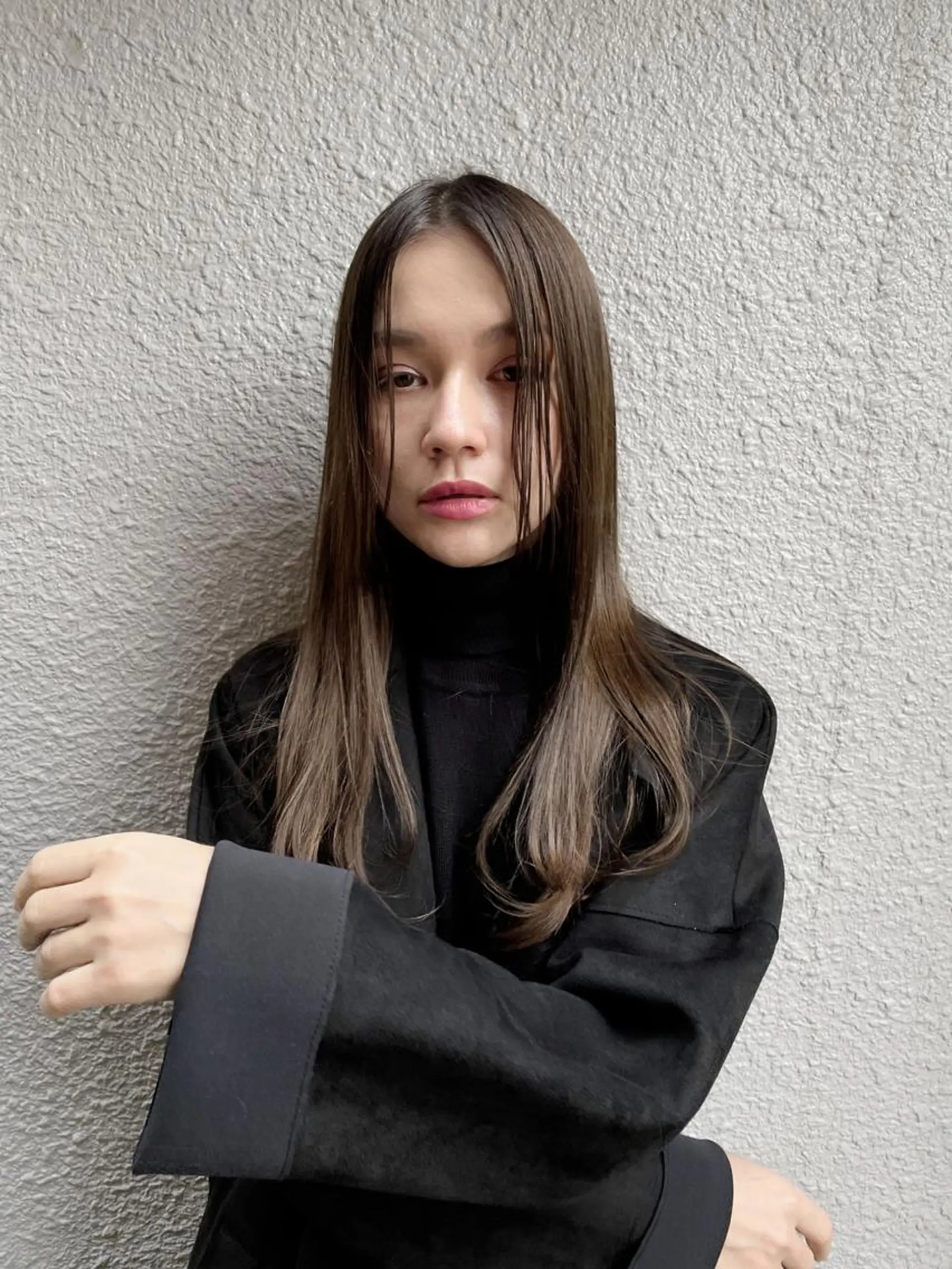 ロング カット 縮毛矯正 トリートメント 🌼U24 ヘアデザインラボのヘアスタイル