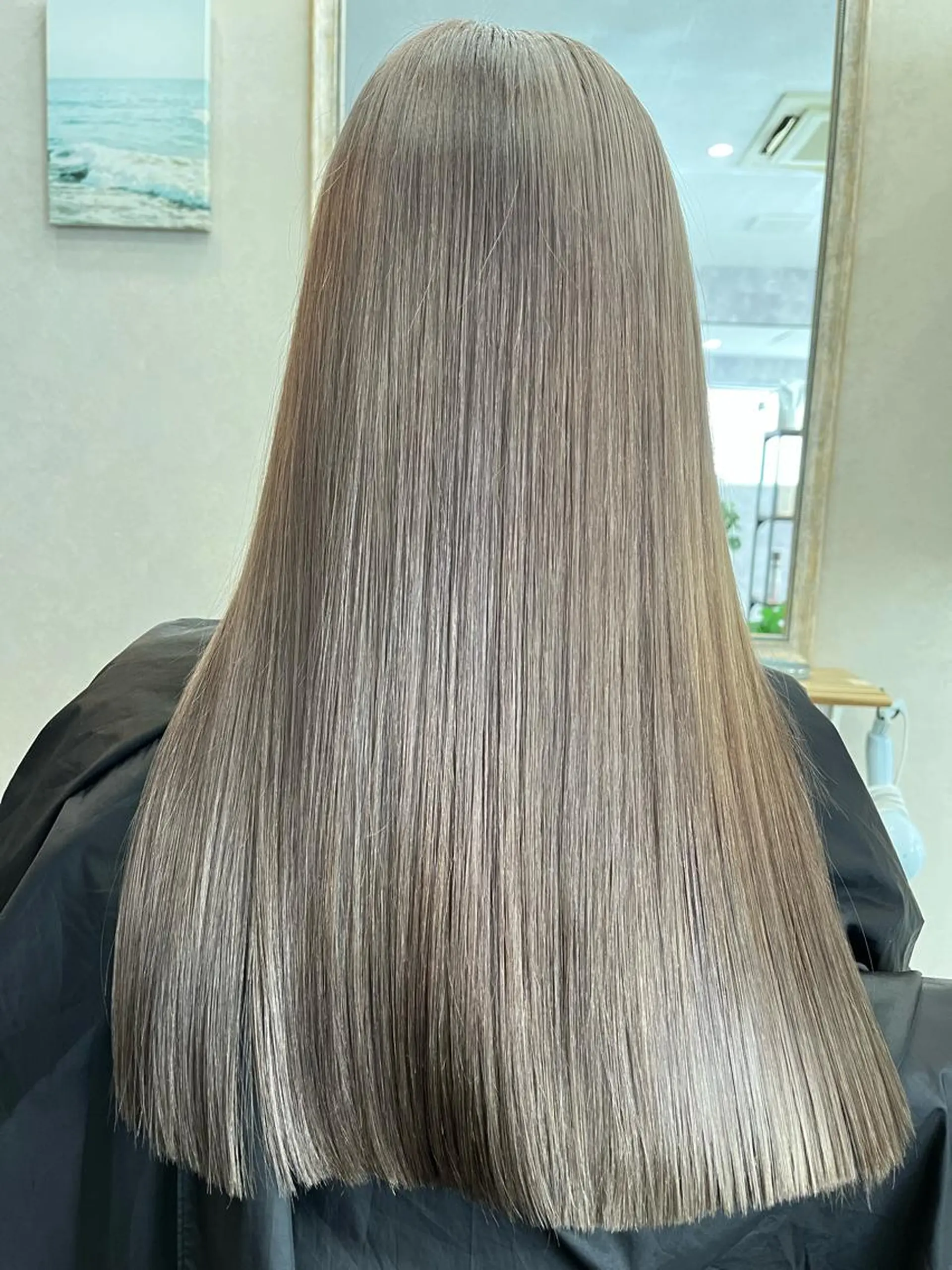 ロング カラー 縮毛矯正 スパイキーショート/ フェードカット/石田のヘアスタイル