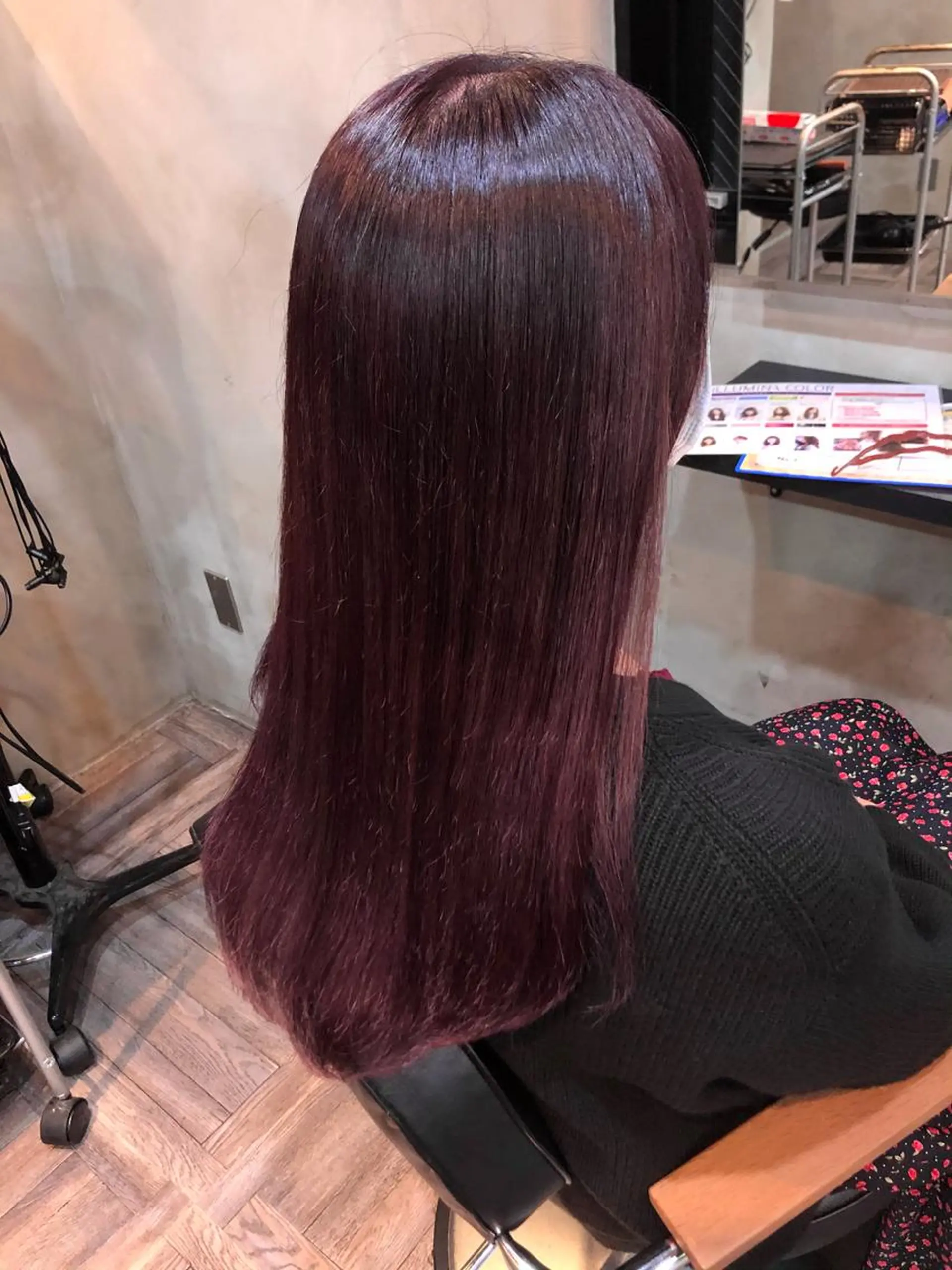 セミロング カラー グラデーションカラー バイオレットカラー ヘアカラー La fith hair ponte所属・🔥ハイトーン🔥 🌈柴田尚貴🌈のヘアスタイル