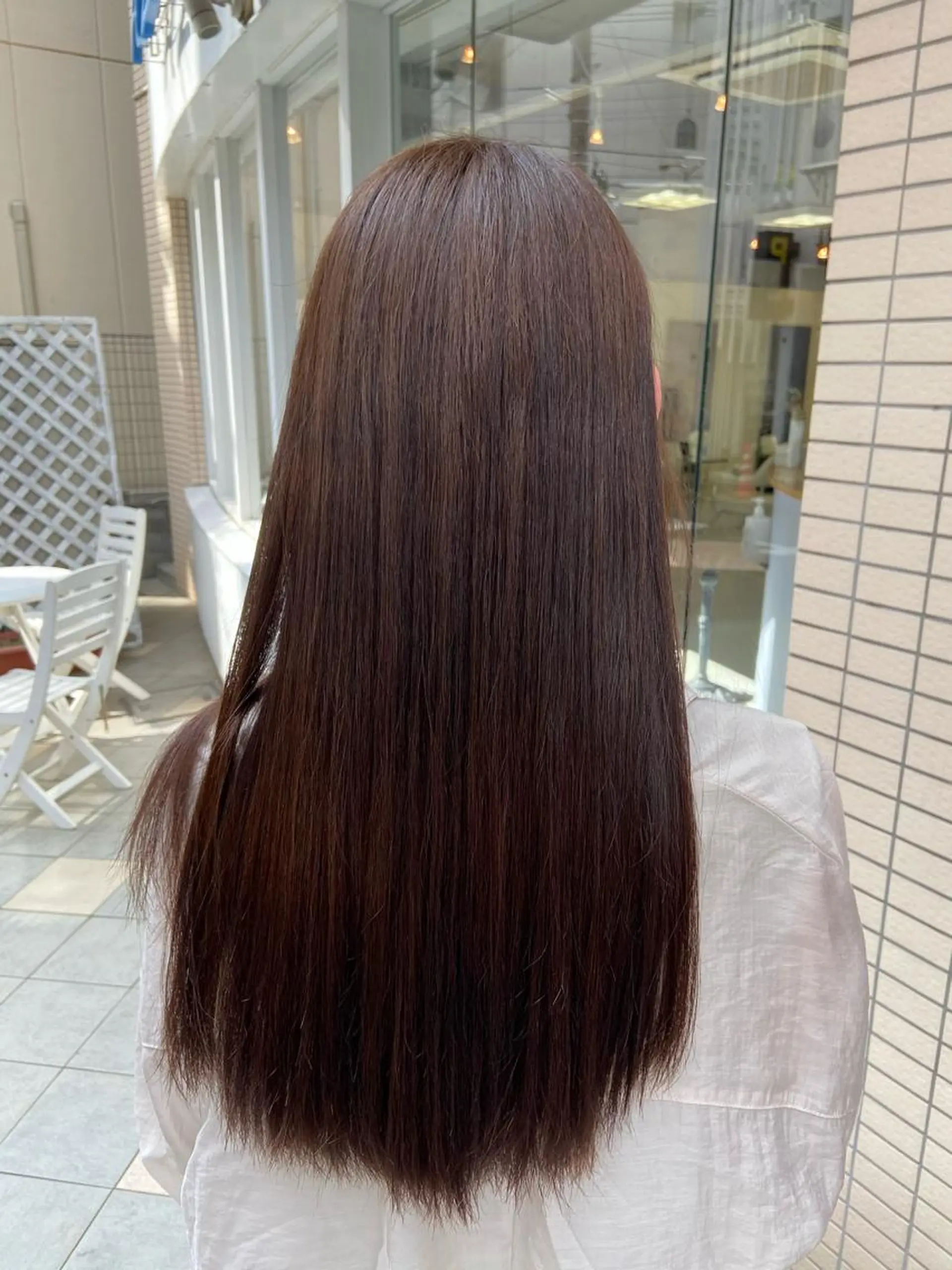 ロング カラー カット ヘアカラー トリートメント 菊地 美憂のヘアスタイル