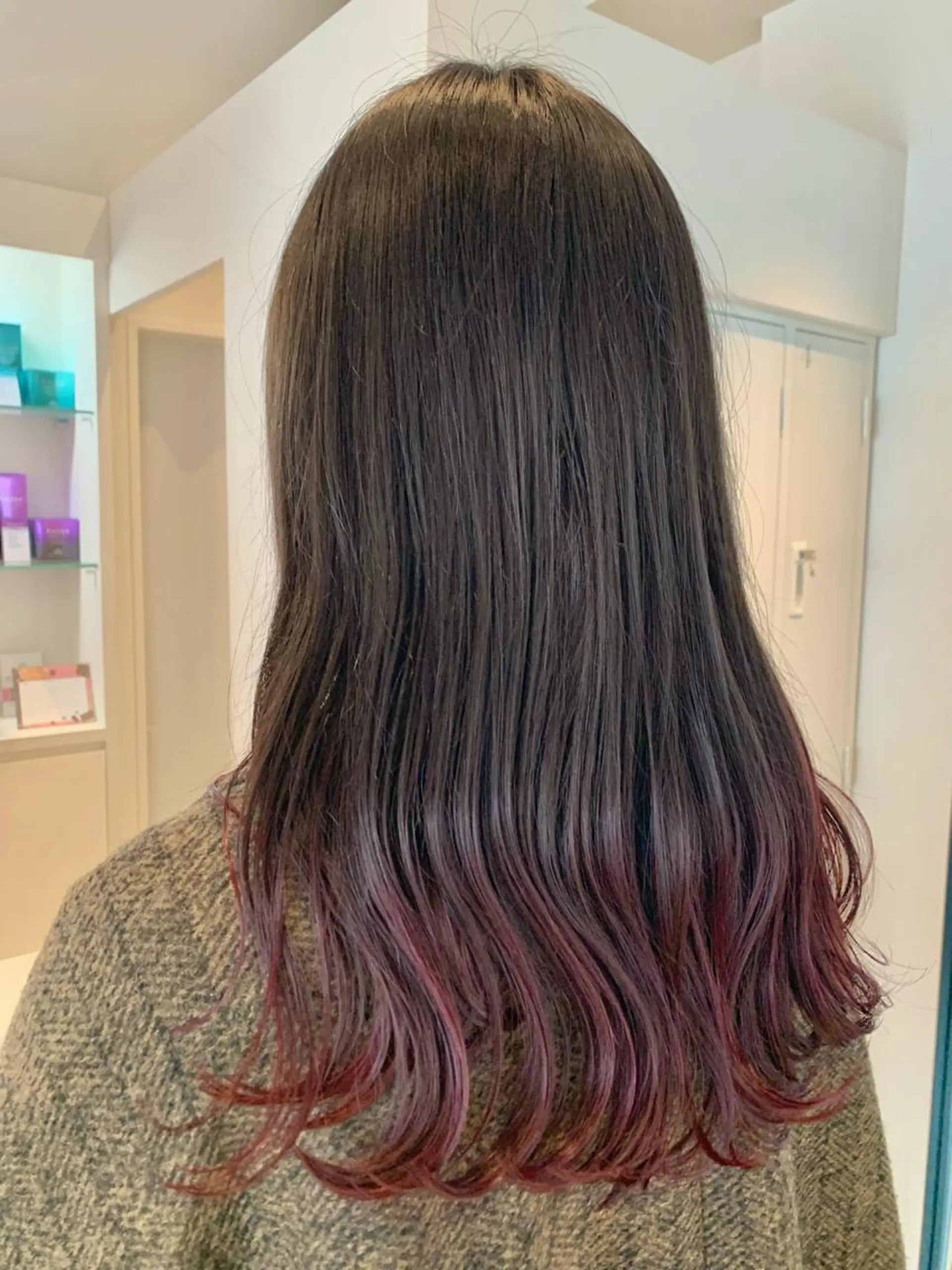 セミロング カラー カット ヘアカラー 縮毛矯正×艶カラー /中村勇太のヘアスタイル