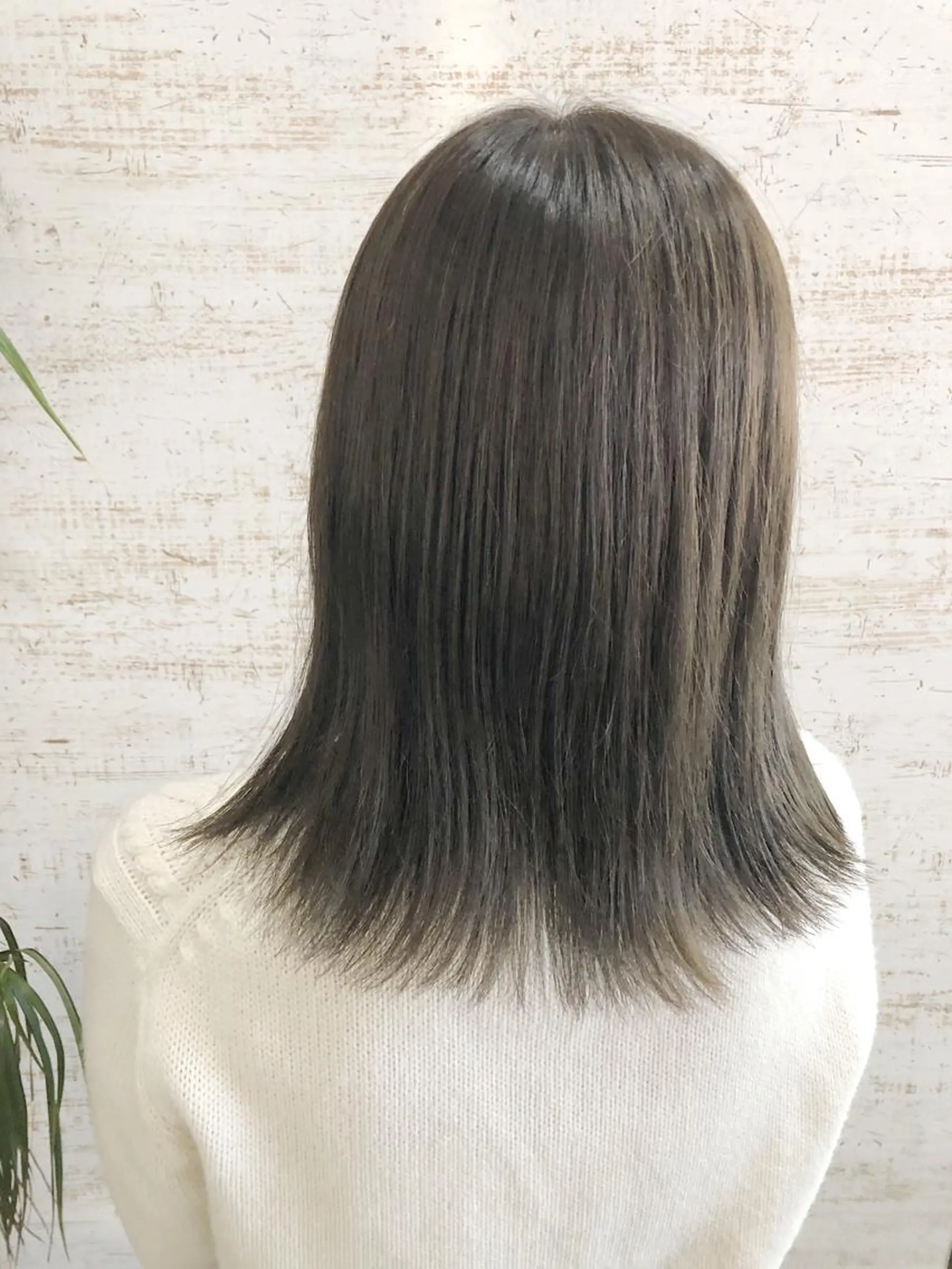 ミディアム カラー ケアブリーチ /髪質 改善/古橋圭史郎のヘアスタイル