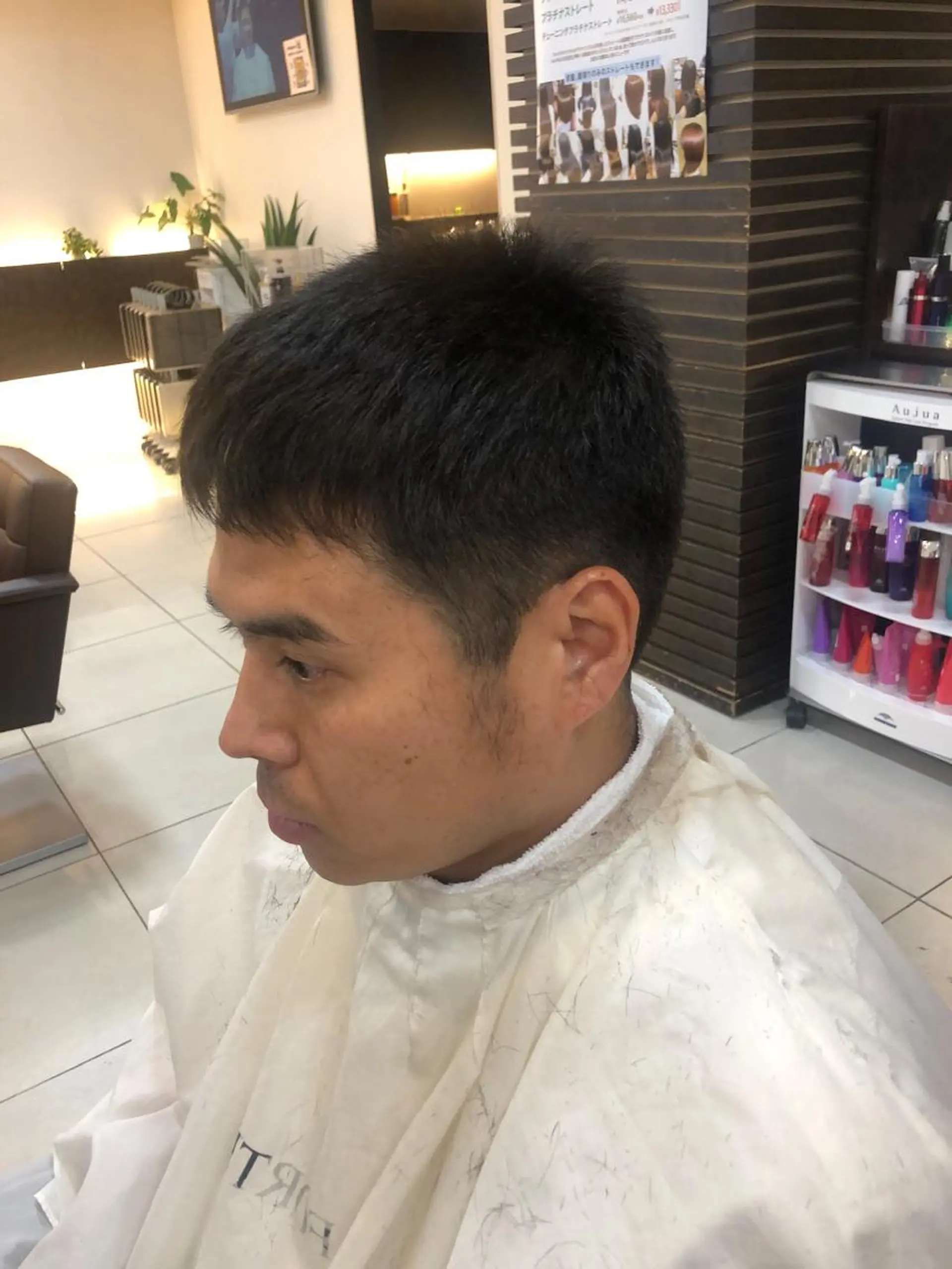 メンズ 🩵盛れる韓国ヘア 🩵うるつやカラーのヘアスタイル