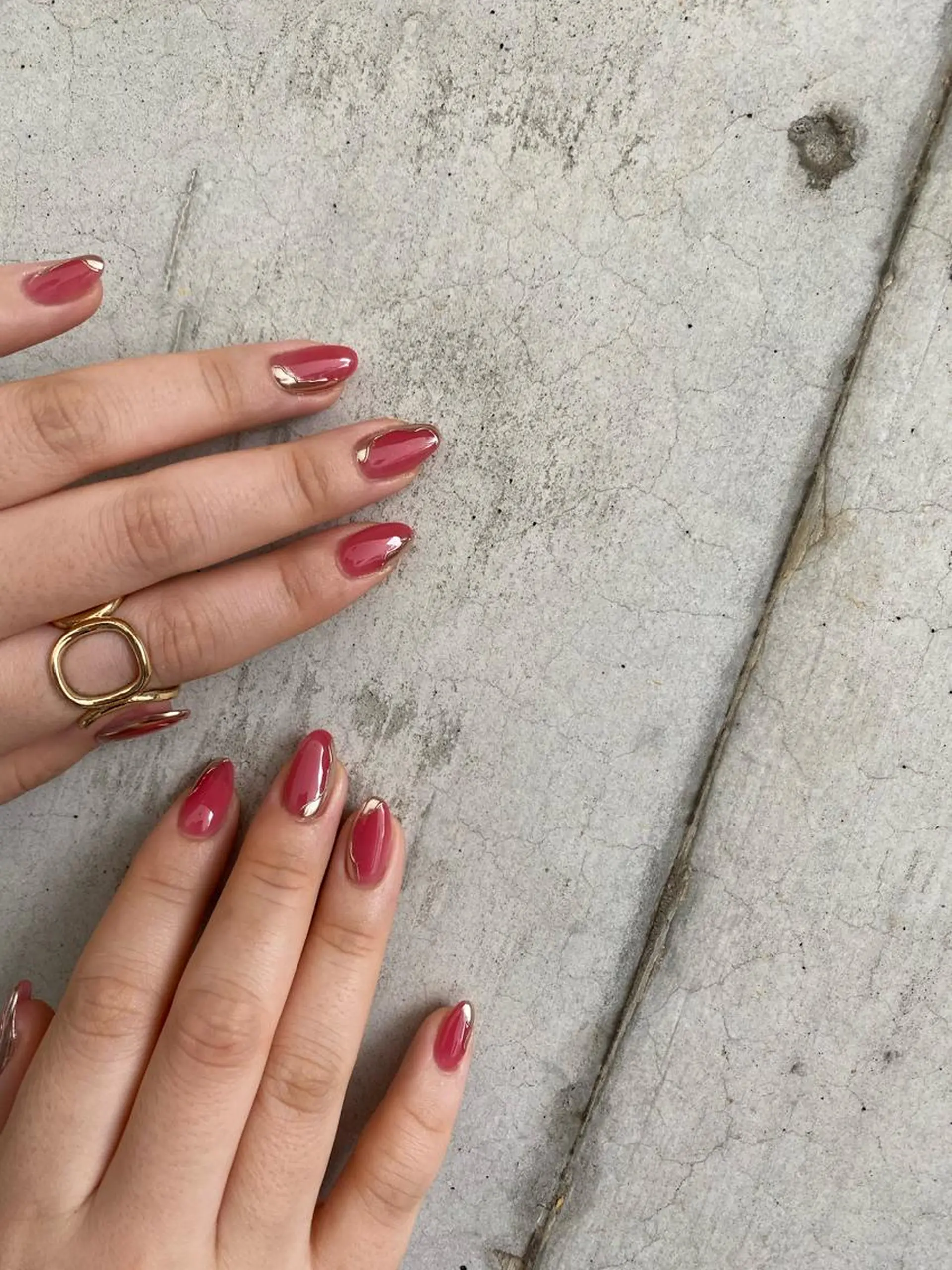 ネイル クリアネイル ミラーネイル 持ち込み ニュアンスネイル ピンク Charme. NOBUKOのネイルデザイン