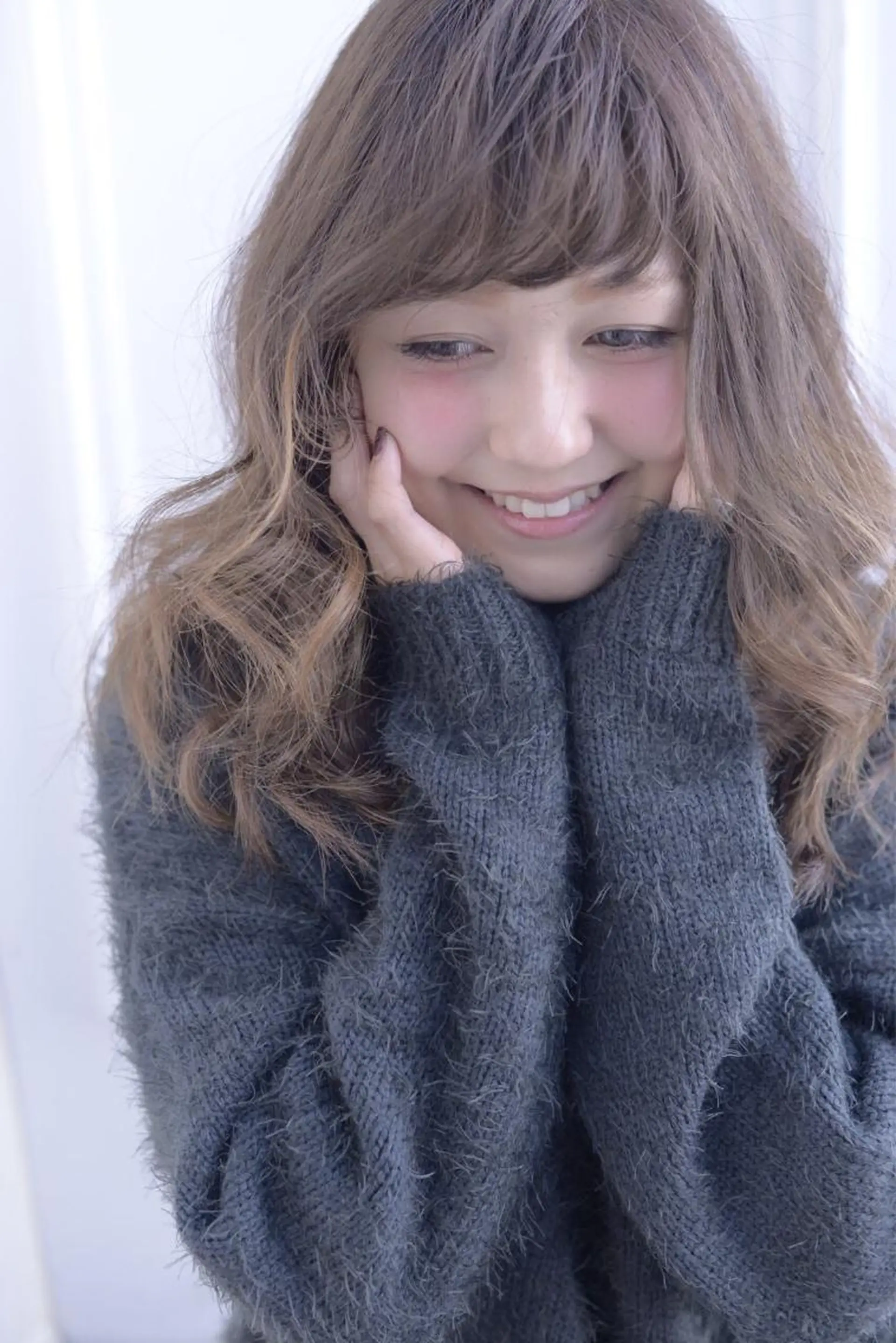 ショート ミディアム セミロング ロング カラー ヘアアレンジ ハイライトカラー ハイライト Rubik's 茶屋町原田のヘアスタイル