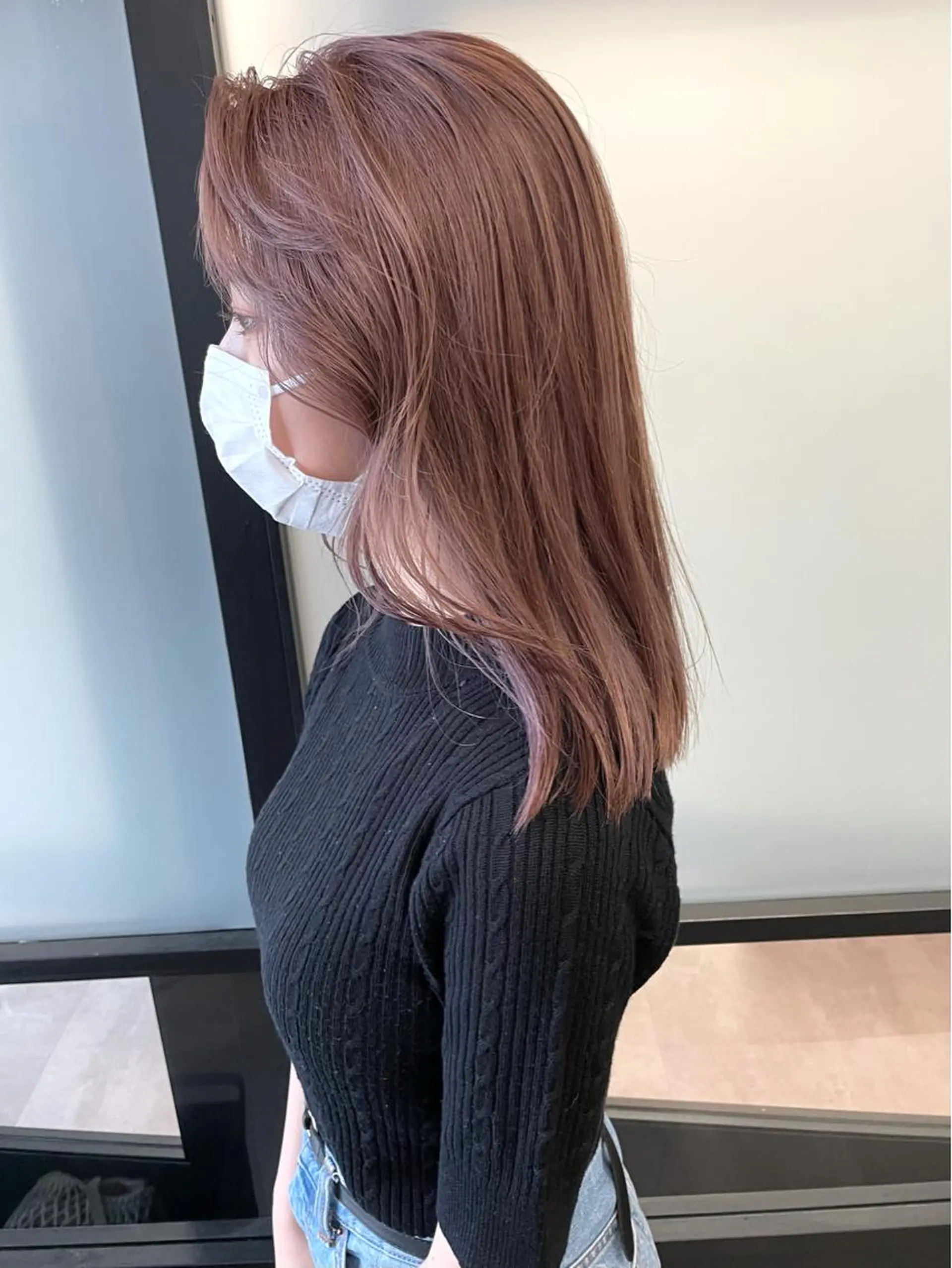 カラー ベージュカラー ピンクカラー storiiz所属・本田大輝top designerのヘアスタイル