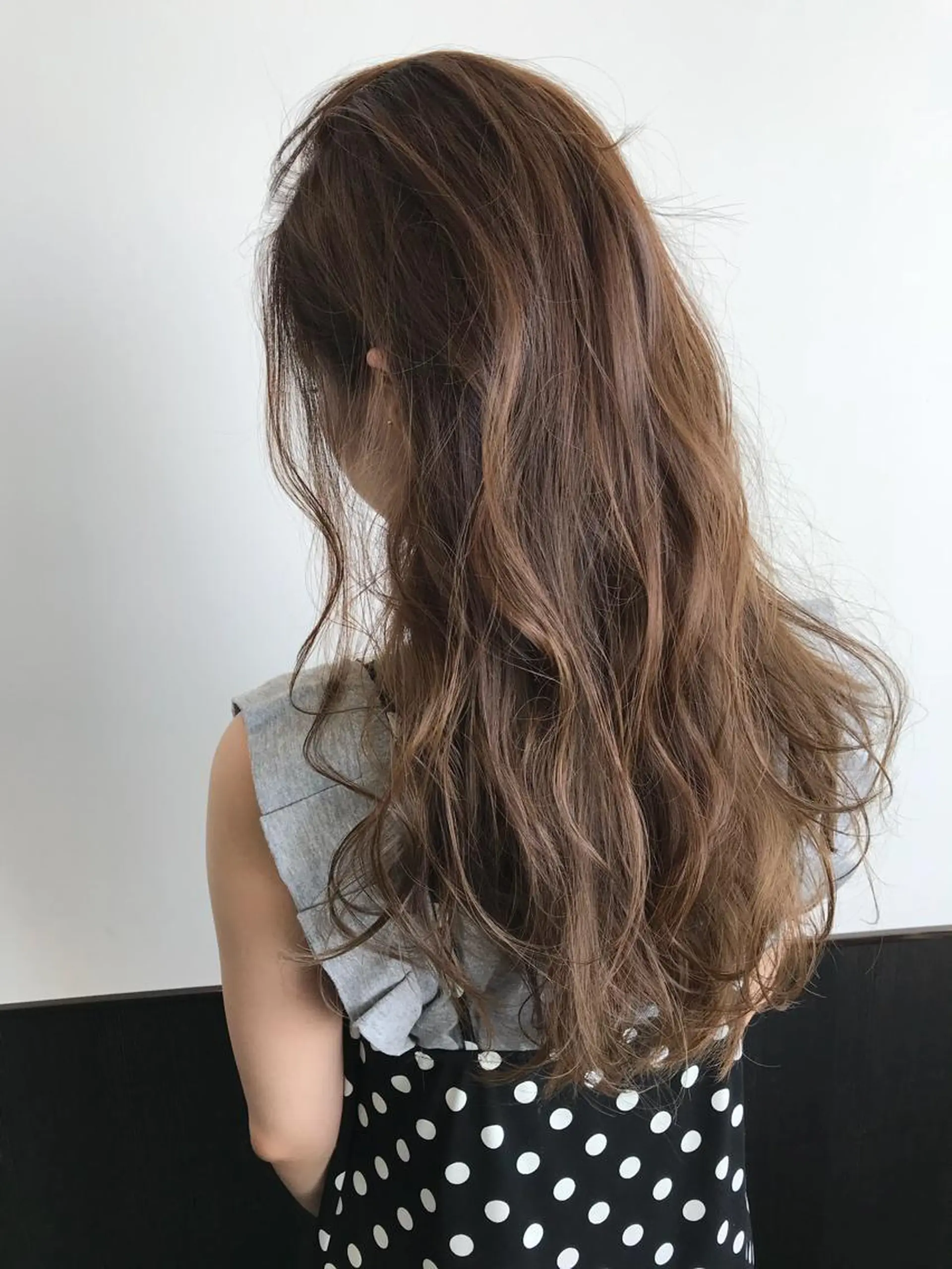 ミディアム カラー ヘアアレンジ 透明感カラー Rubik's 茶屋町原田のヘアスタイル