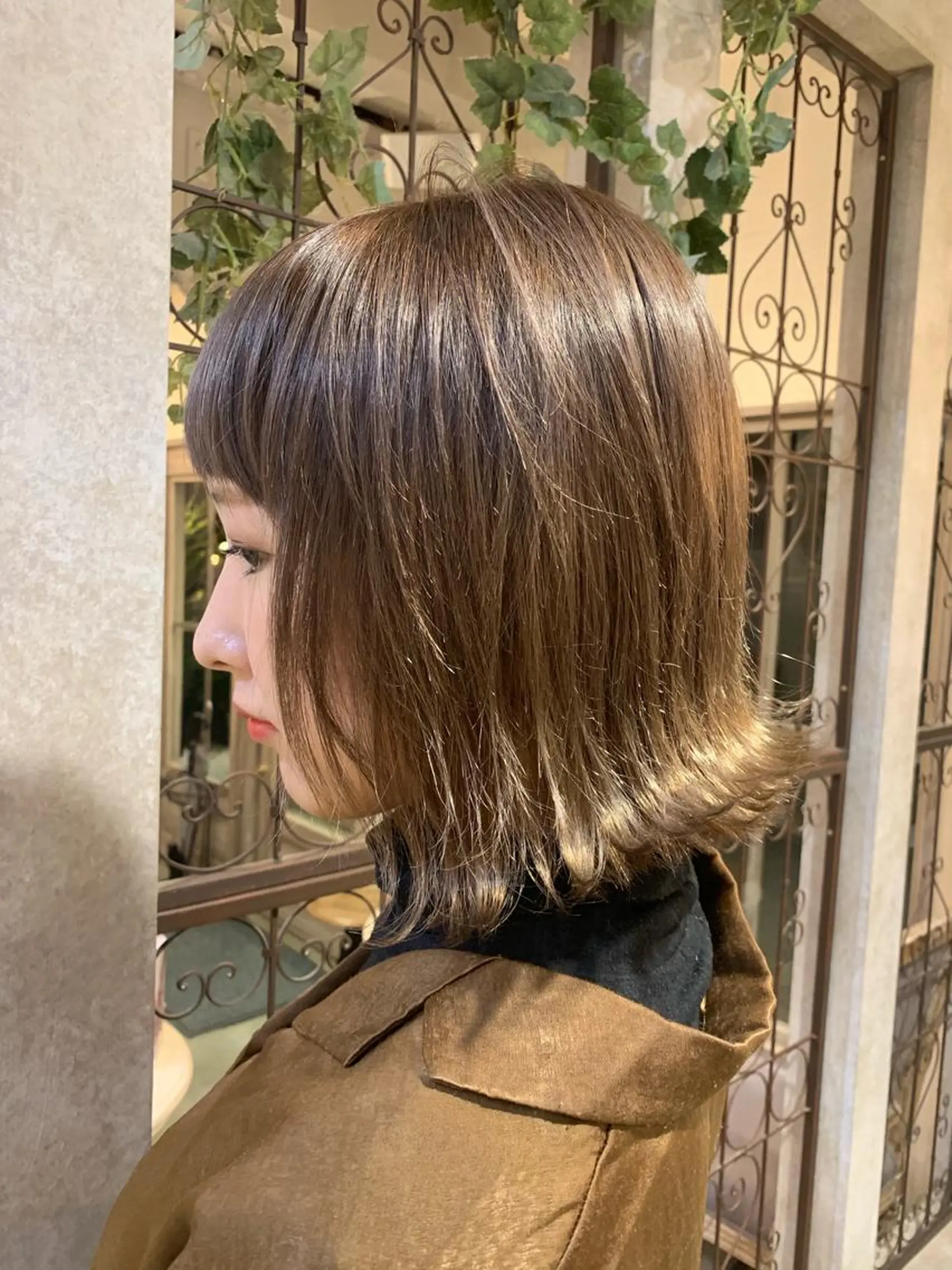 ショート カラー パーマ ヘアアレンジ キッズ ネイル マツエク・マツパ ベージュカラー ミルクティーベージュ 韓国♡ワンホン系 ♡YURIのヘアスタイル