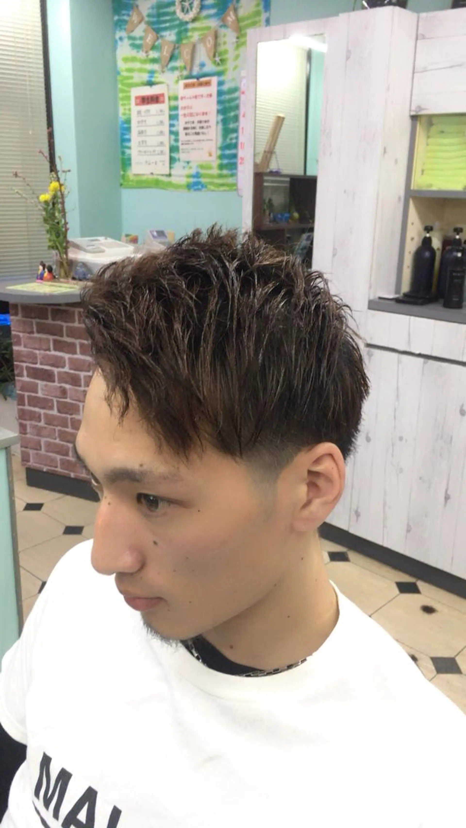 ショート メンズ フェードカット Kenny ケニーのヘアスタイル