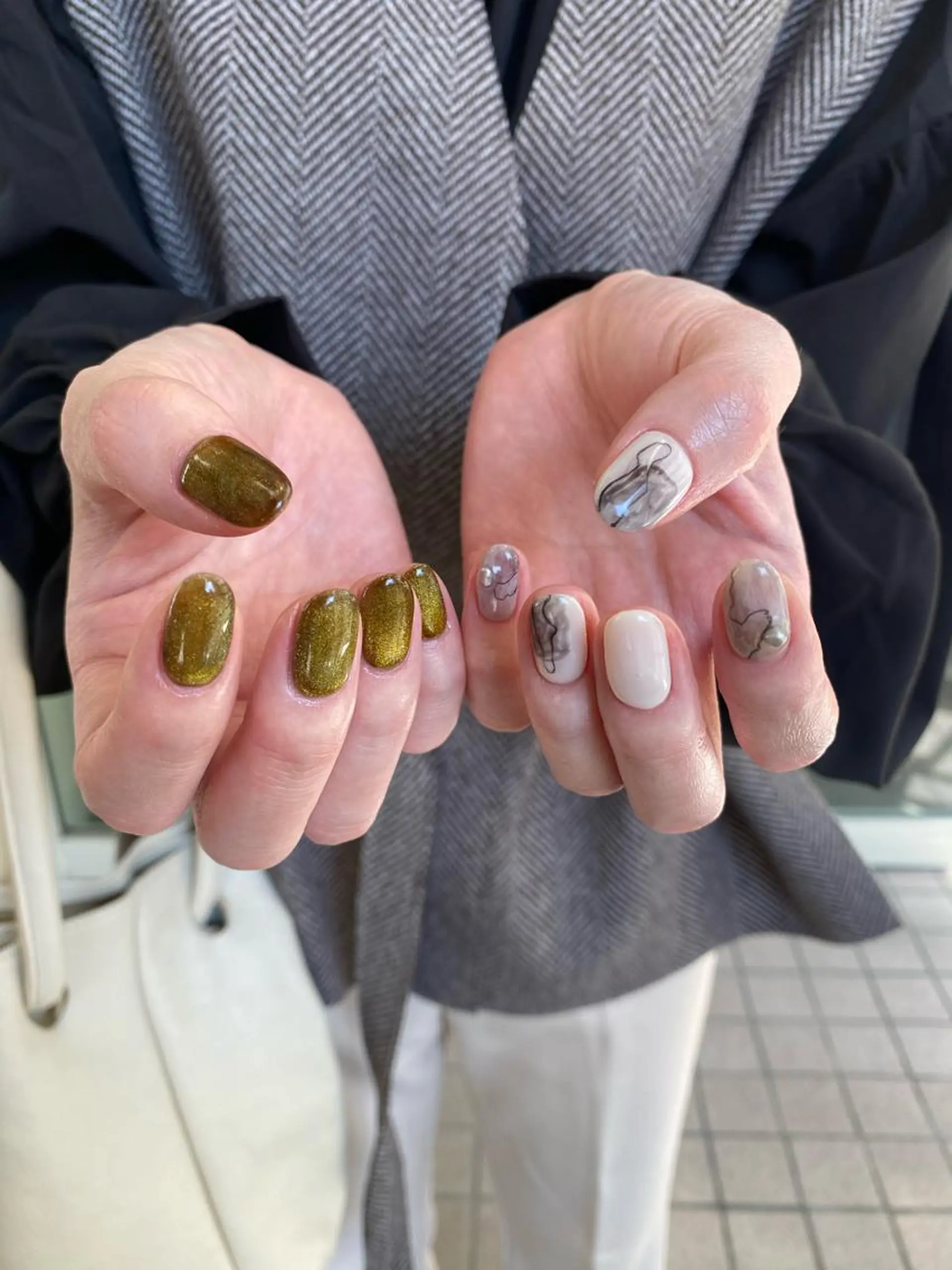 ネイル 持ち込み ハンドネイル nable.所属・栗林 実莉のネイルデザイン