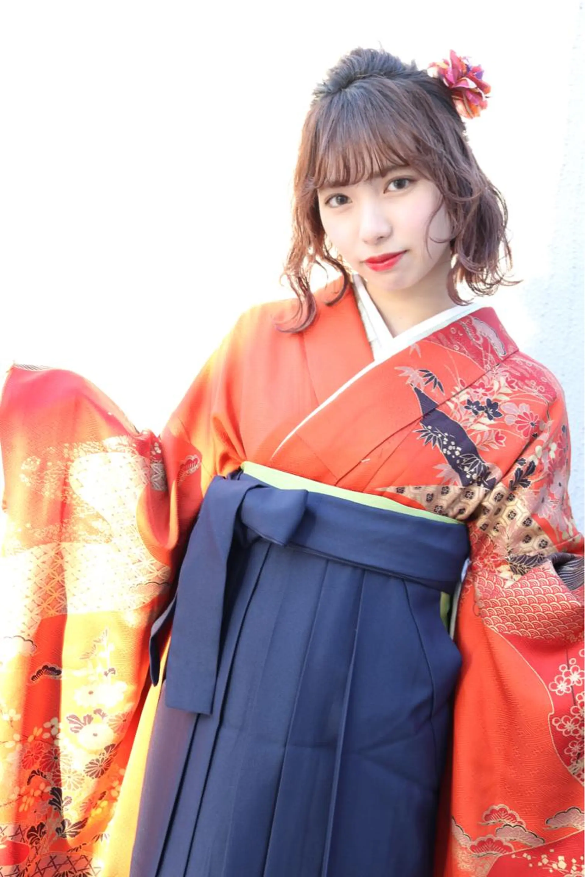 ヘアアレンジ あき えいみのヘアスタイル