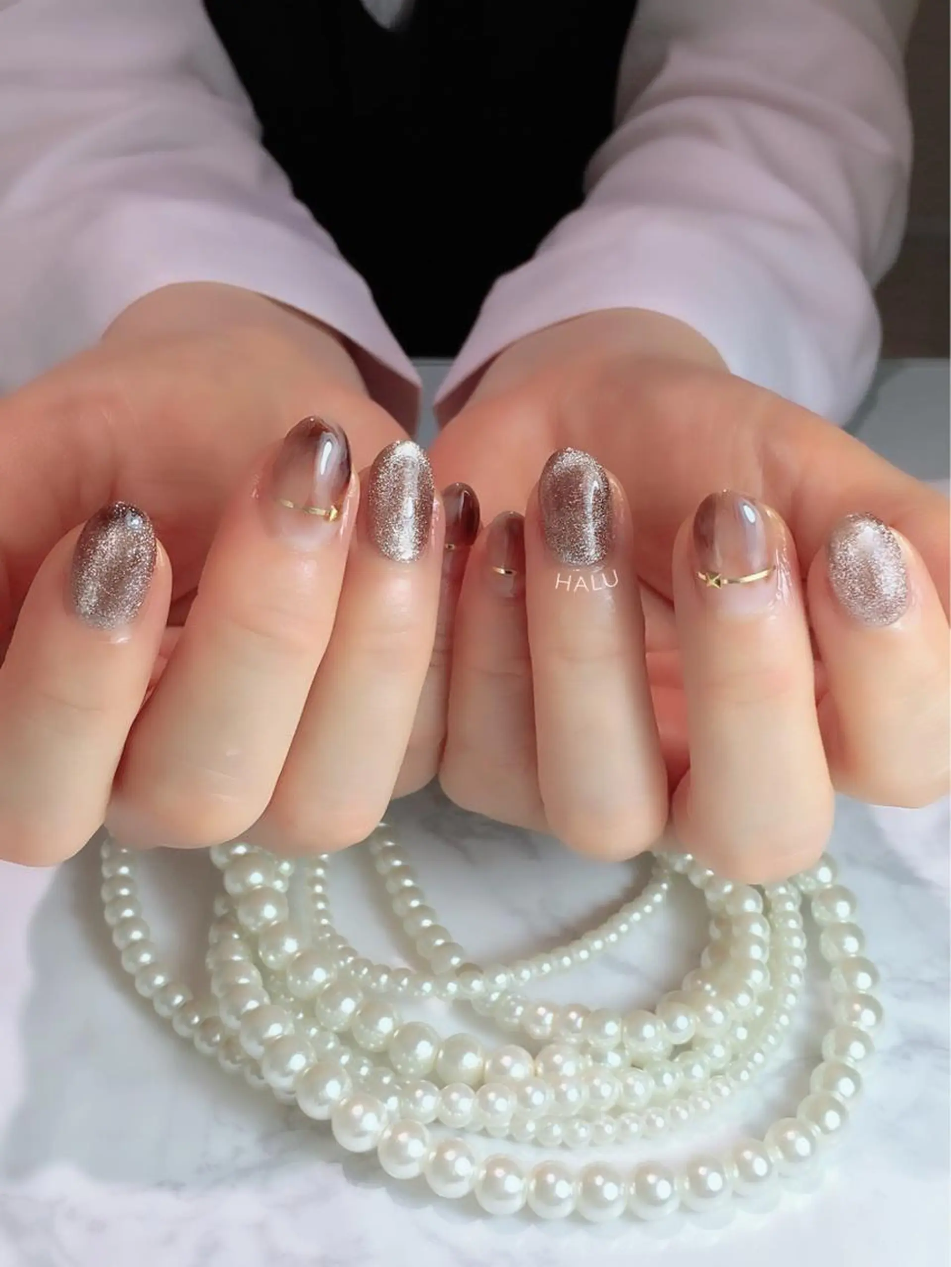 ネイル ニュアンスネイル HALU ハルのネイルデザイン