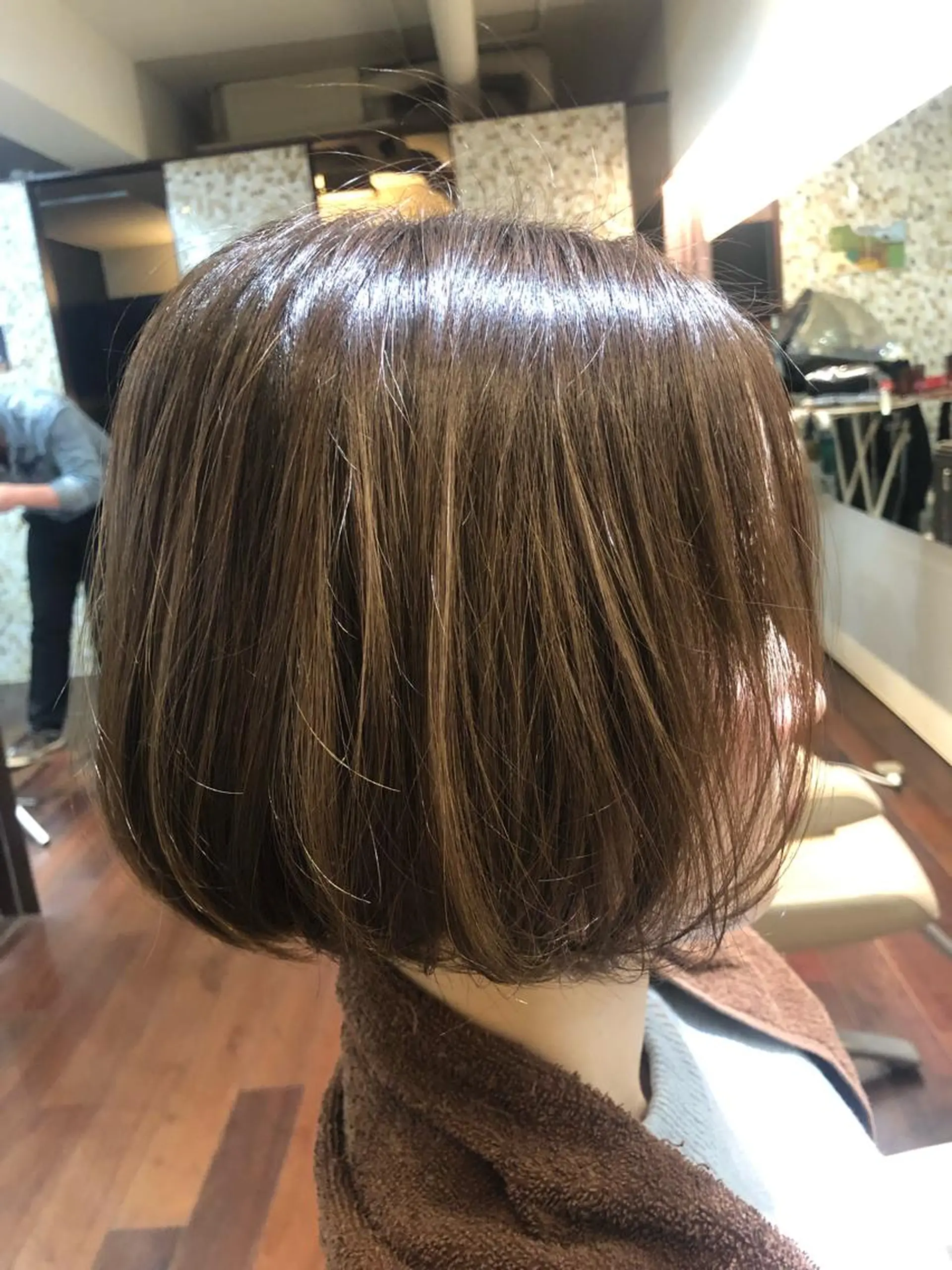 ショート ボブ 顔周りカット 菅 翔太のヘアスタイル