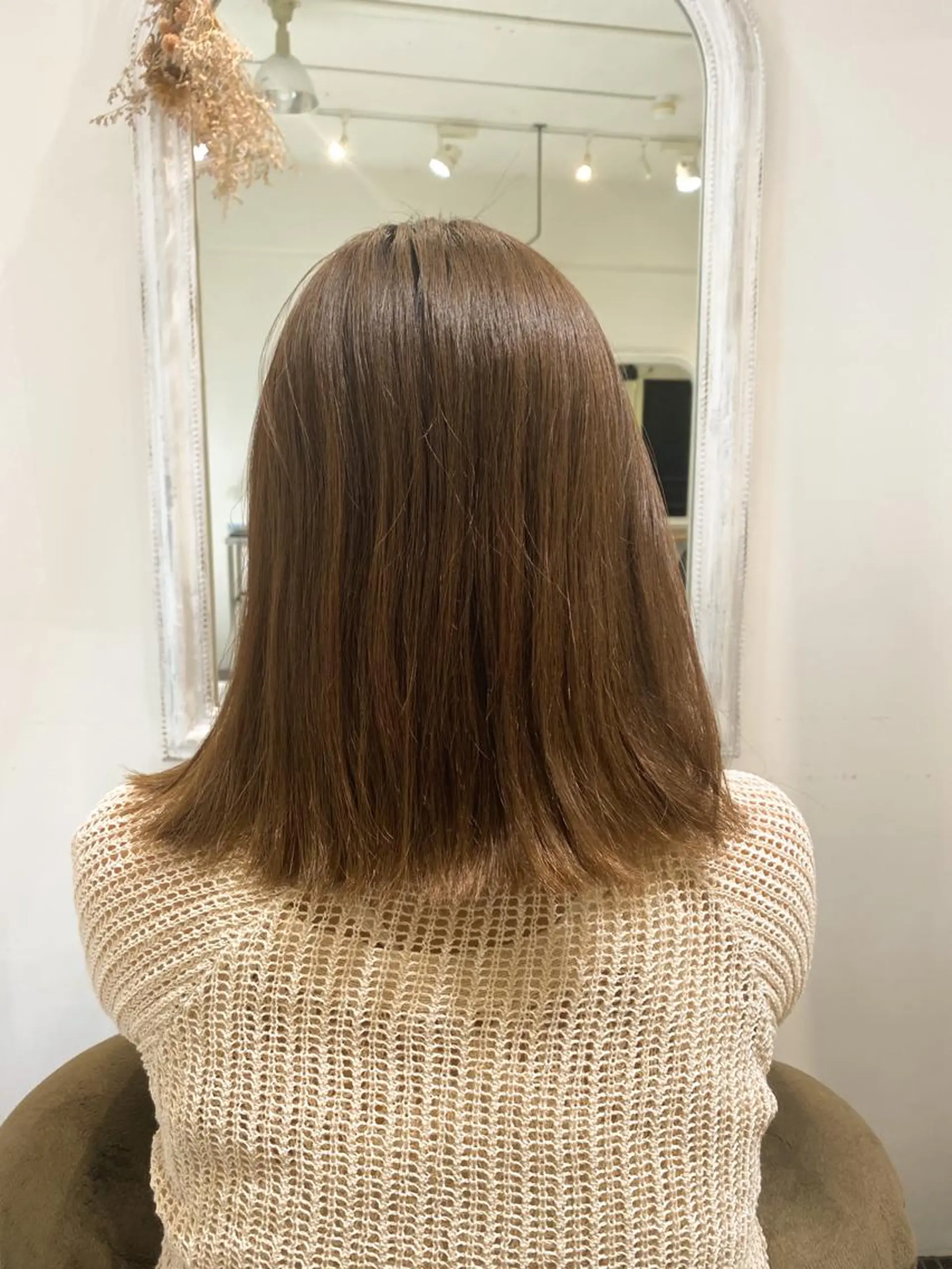 ミディアム カラー ヘアカラー ducha所属・DUCHA Tomida naoのヘアスタイル