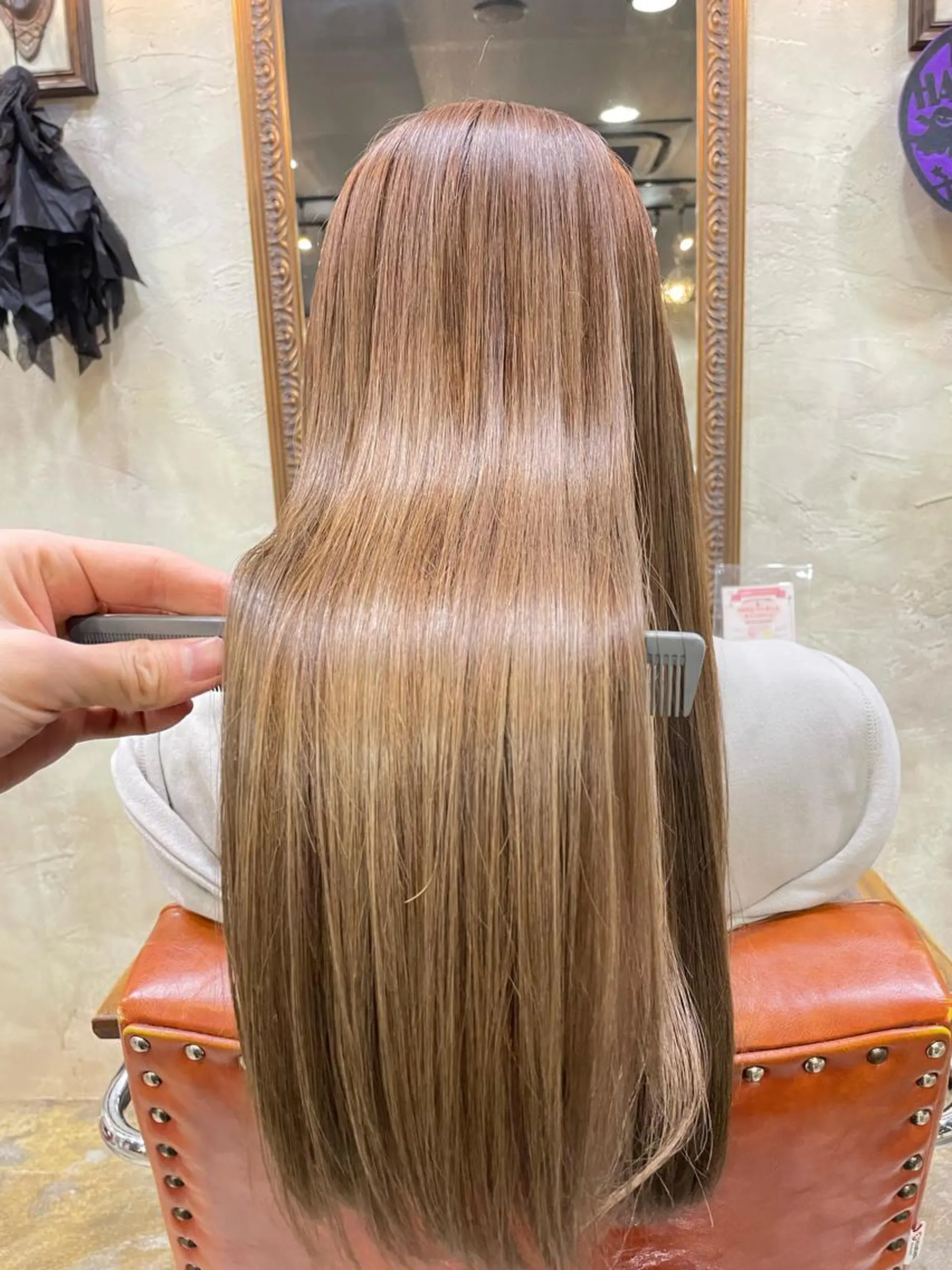 セミロング トリートメント カット ヘアカラー 艶髪カラー& トリートメント　松村のヘアスタイル