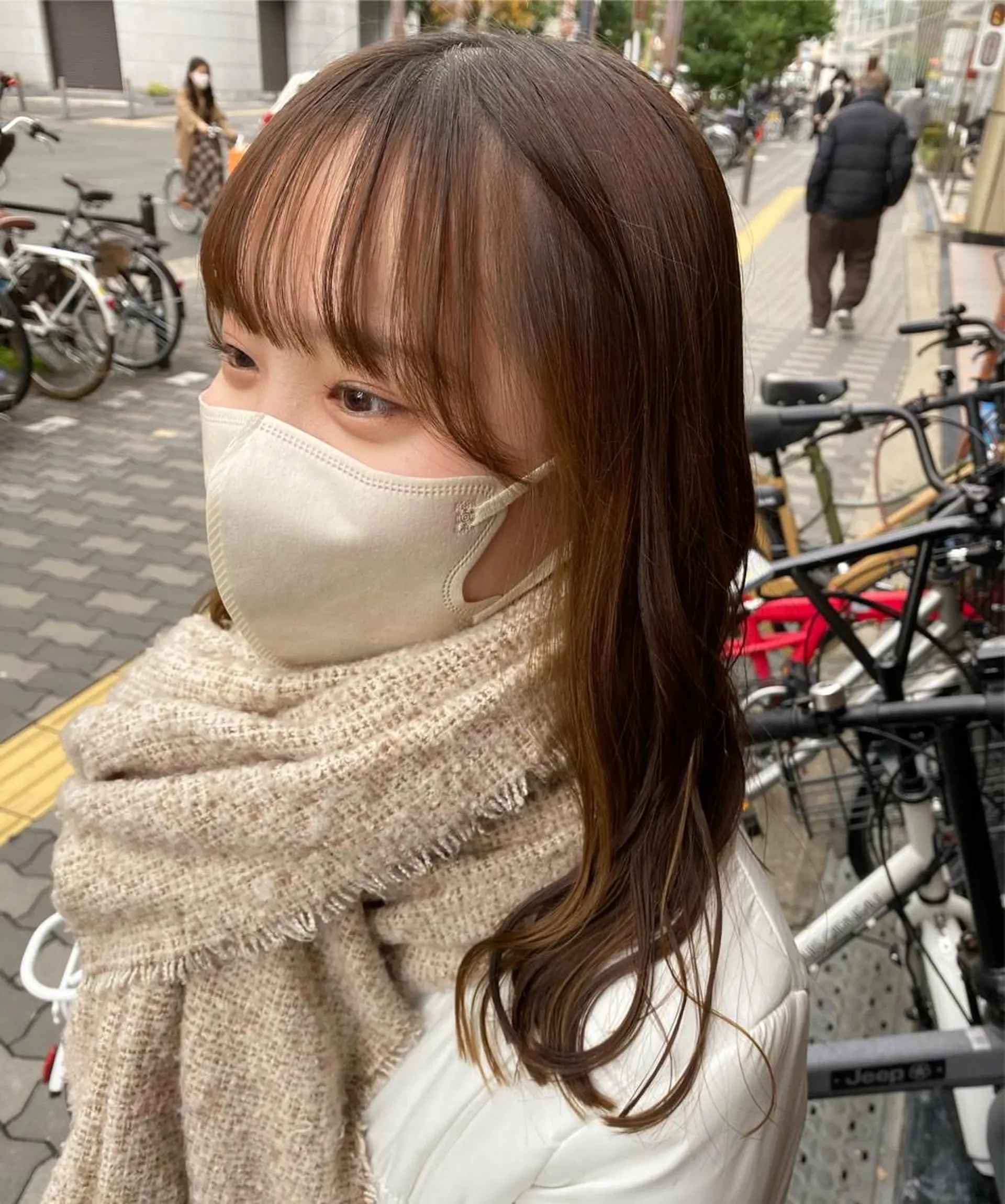 セミロング ヘアカラー cocotte🌿 amaneのマツエク・マツパデザイン