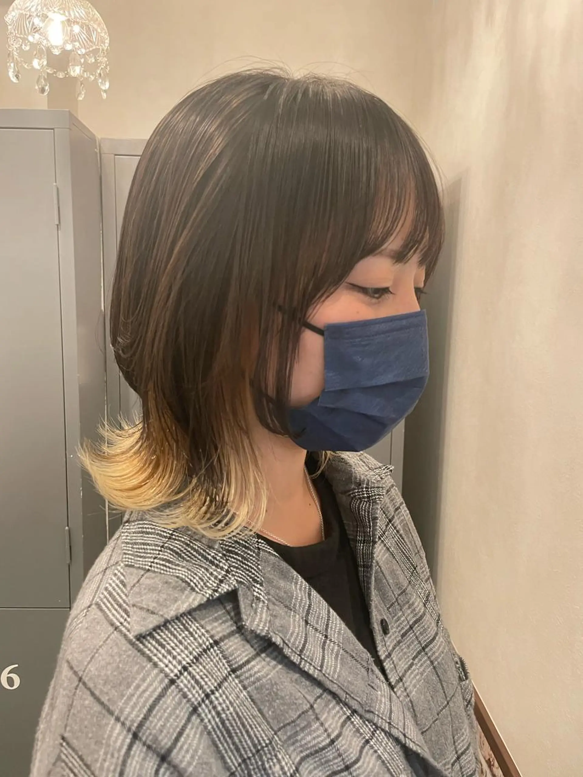 ミディアム カラー カット ヘアカラー トリートメント limit陽平 ショート/ボブのヘアスタイル