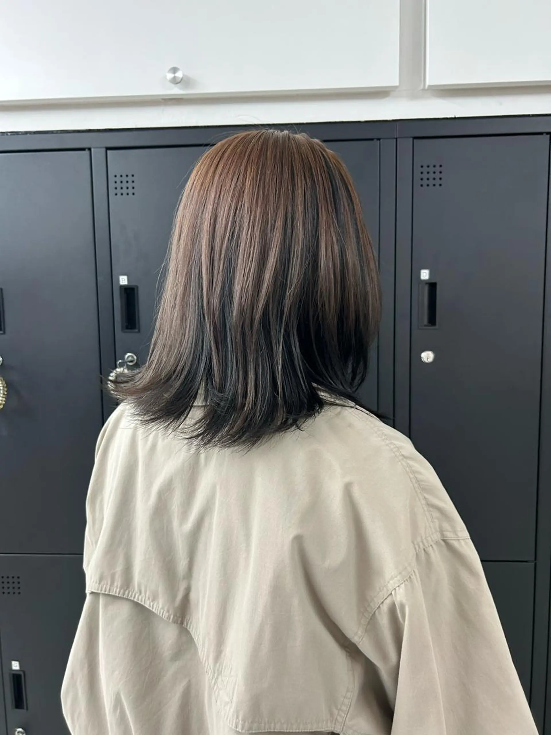 ミディアム ダブルカラー/韓国 ヘア/さわのあかねのヘアスタイル