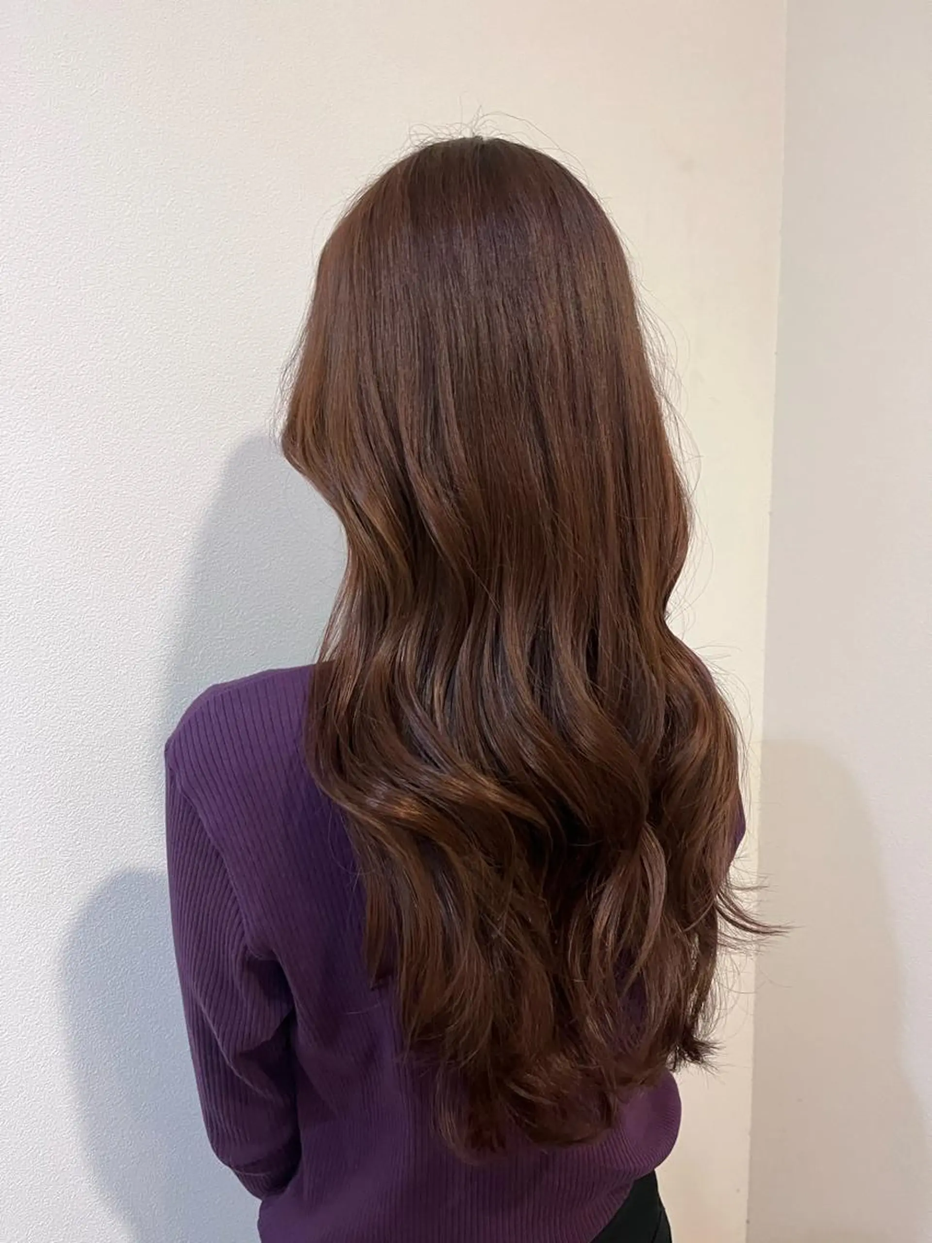 ロング カラー ヘアアレンジ ブラウンカラー ココアブラウン エギョモリ ヨシンモリ 韓国風ヘア 韓国×巻ける髪質改善 💍maki💍のヘアスタイル