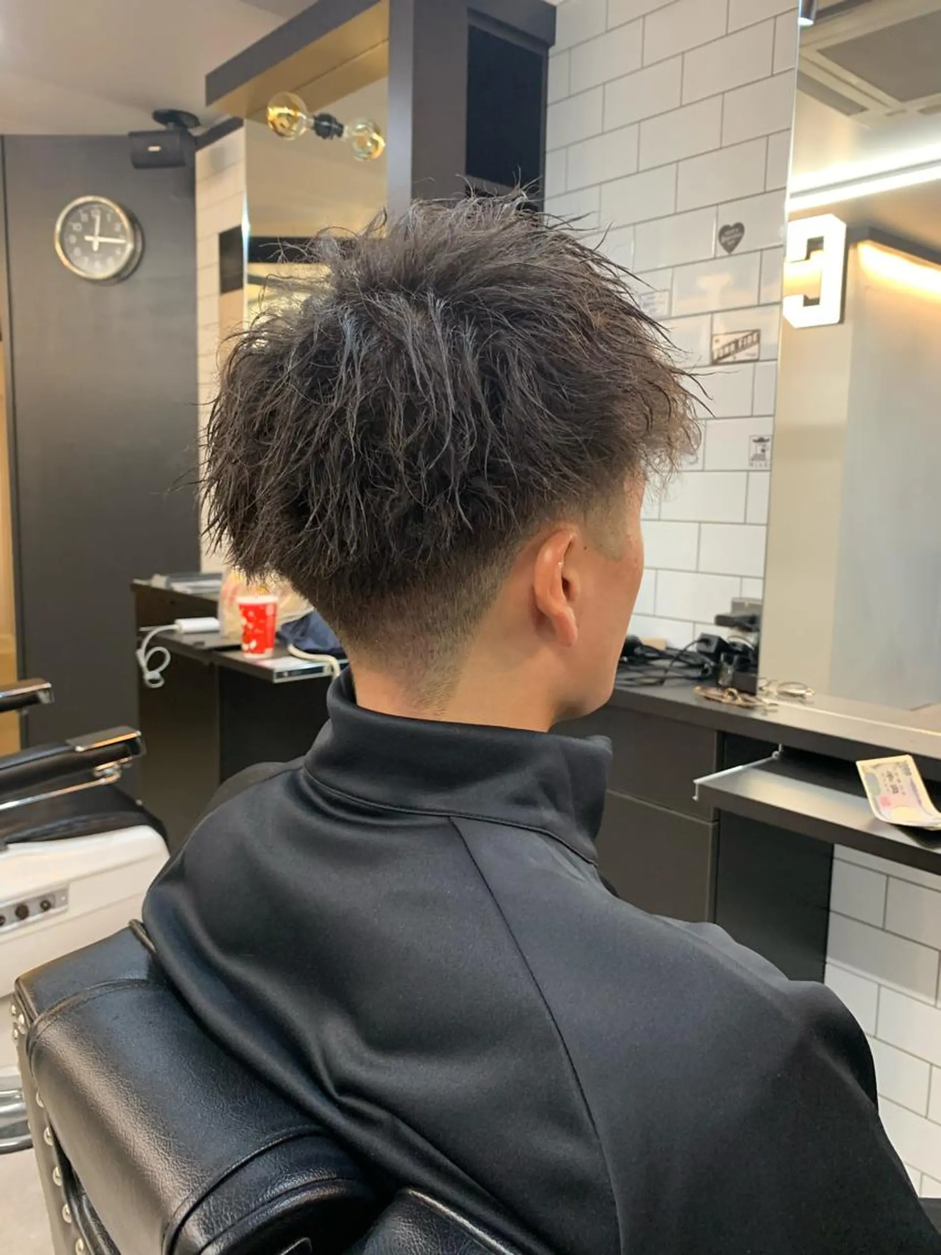 ショート メンズ メンズパーマ FRANKS BARBER and BEER CLUB所属・メンズカット 大畑公平のヘアスタイル