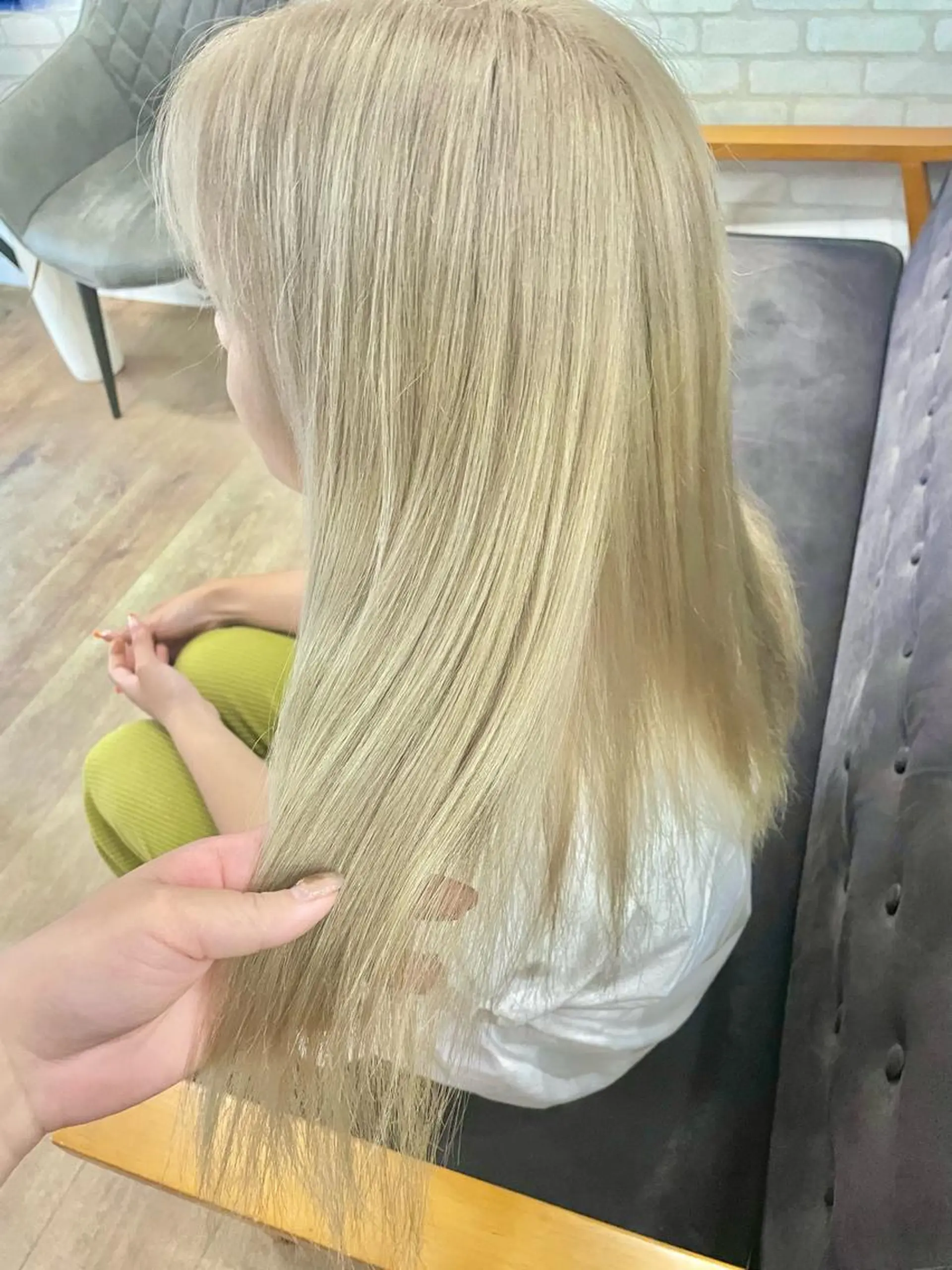 ロング ヘアカラー トリートメント cocoluana(ココルアナ)所属・韓国風ヘア専門 🇰🇷Noaのヘアスタイル