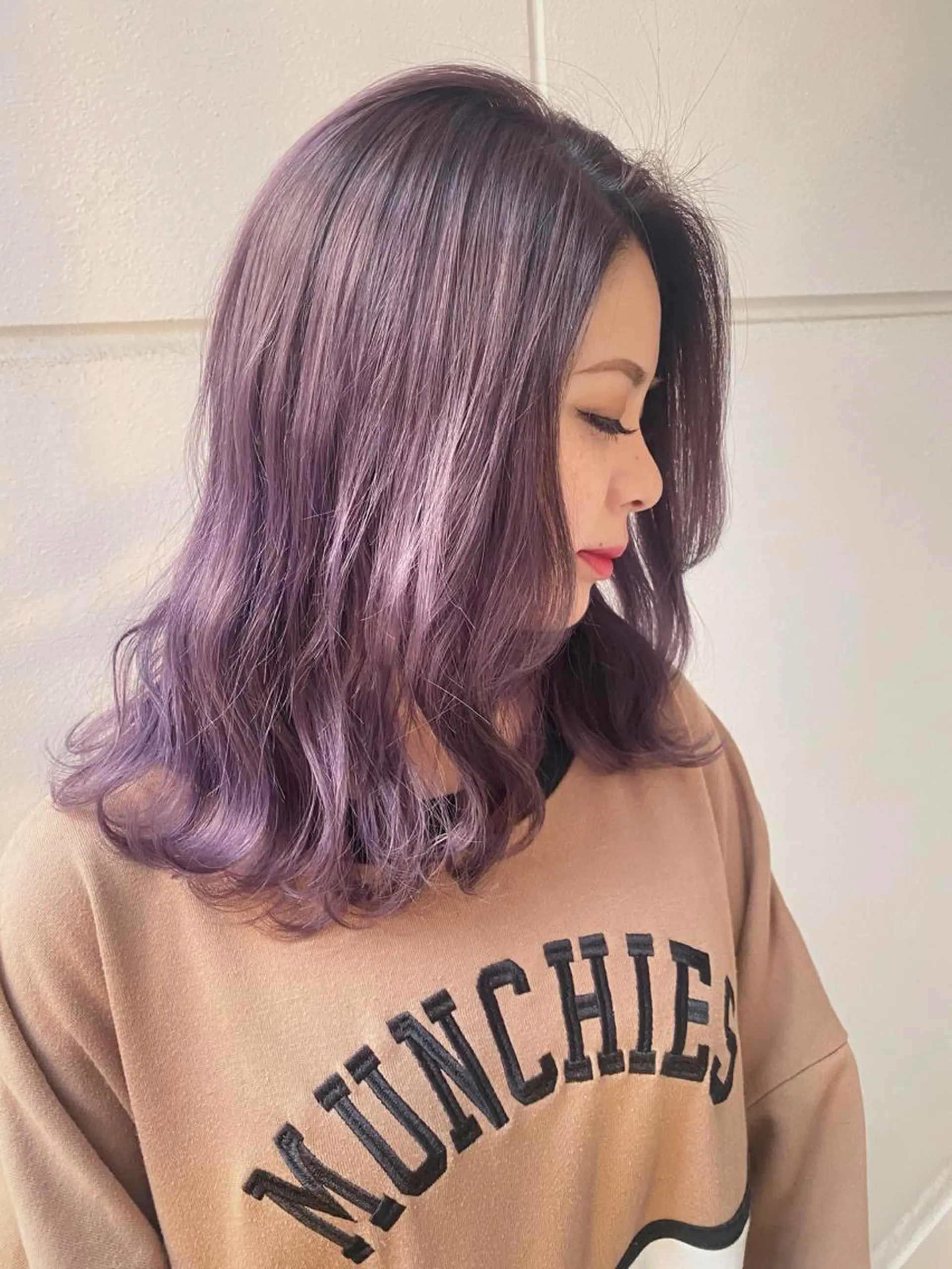 ミディアム カラー ヘアアレンジ ヘアカラー トリートメント BANK'S hair所属・💐ケラチン 髪質改善寺坂雄飛💐のヘアスタイル