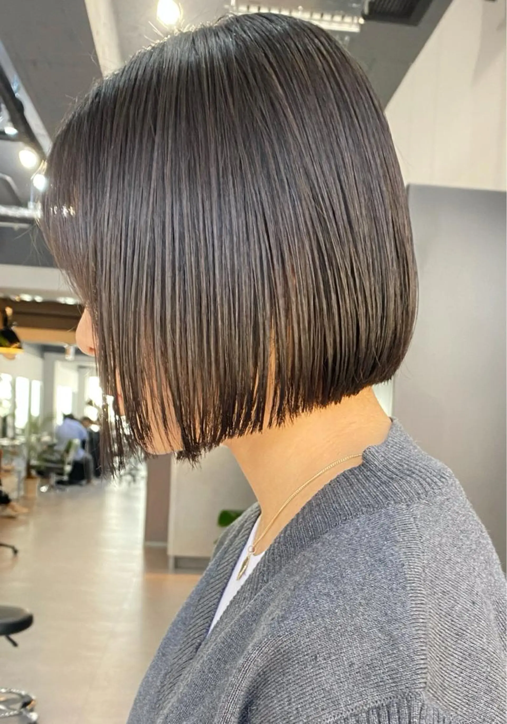 ショート カラー ボブ カット ヘアカラー トリートメント 中山 天地のヘアスタイル