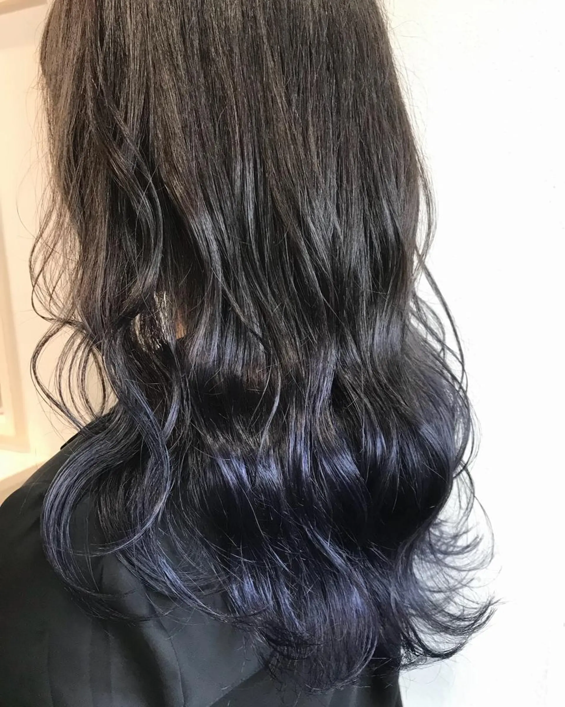 セミロング カラー ヘアアレンジ グラデーションカラー ラベンダーカラー ヘアカラー トリートメント GiseL天神カラー 髪質改善/ブリーチのヘアスタイル