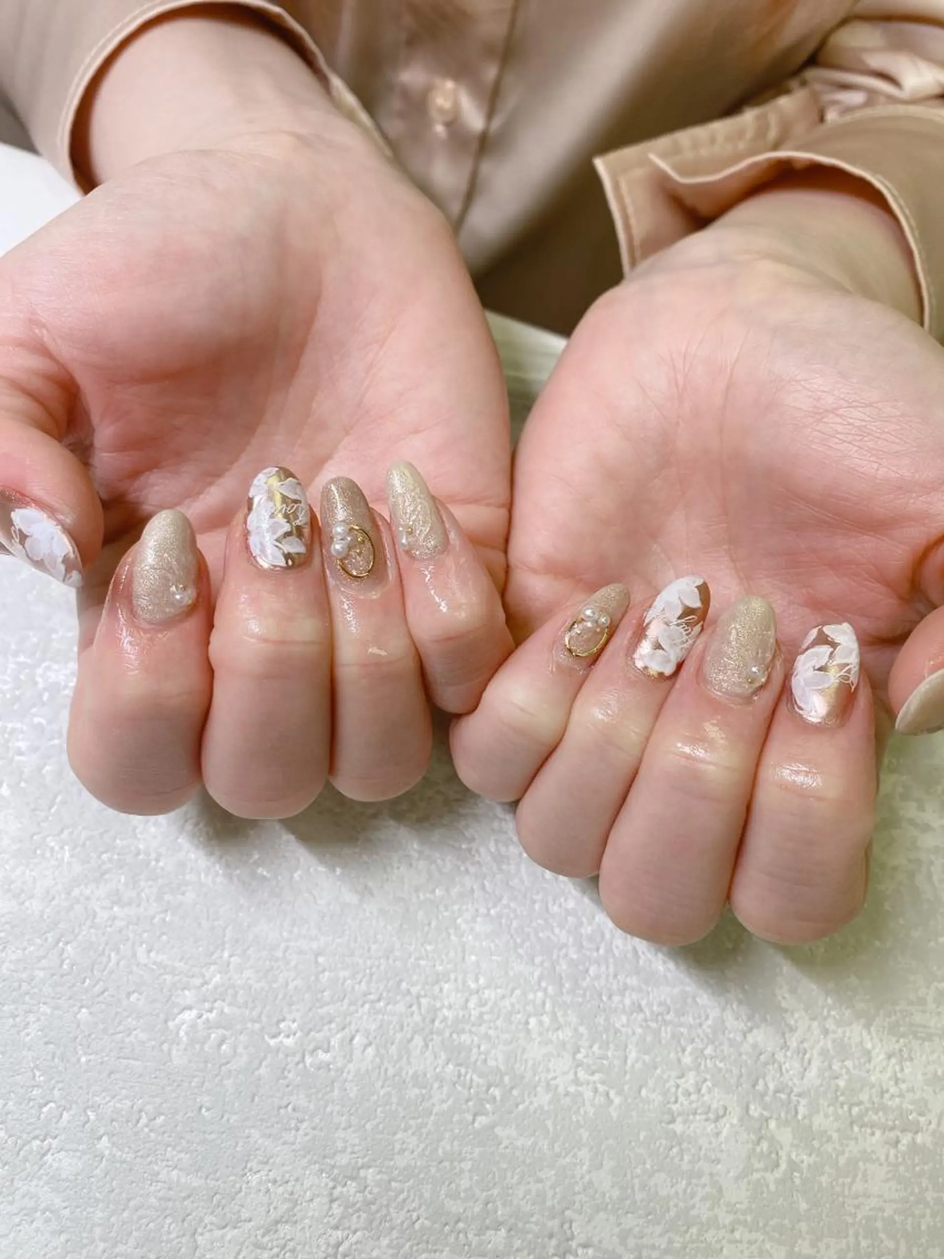 ショート ハンドネイル JNA認定講師🌸 RIEのネイルデザイン