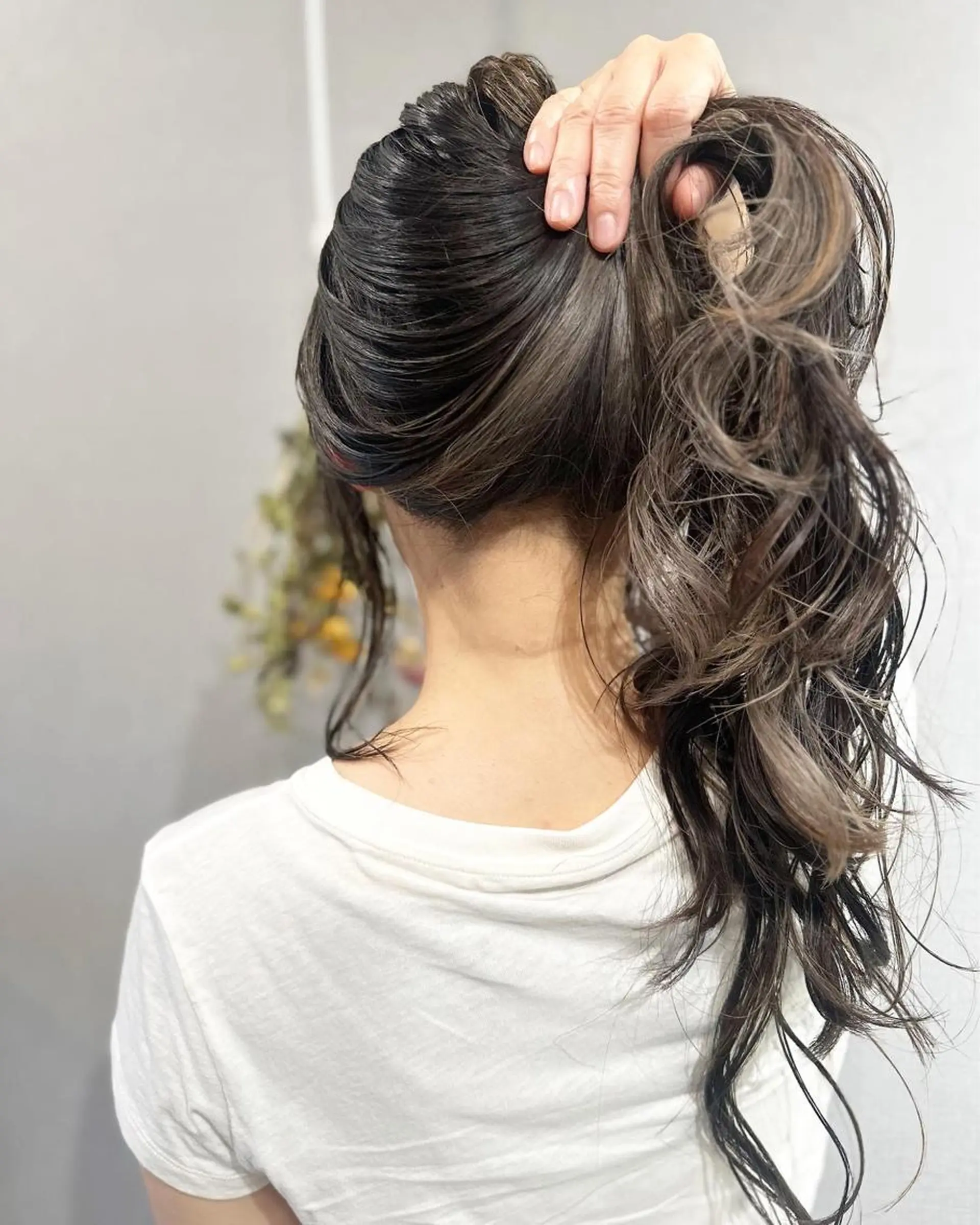ロング カラー K Harukaのヘアスタイル