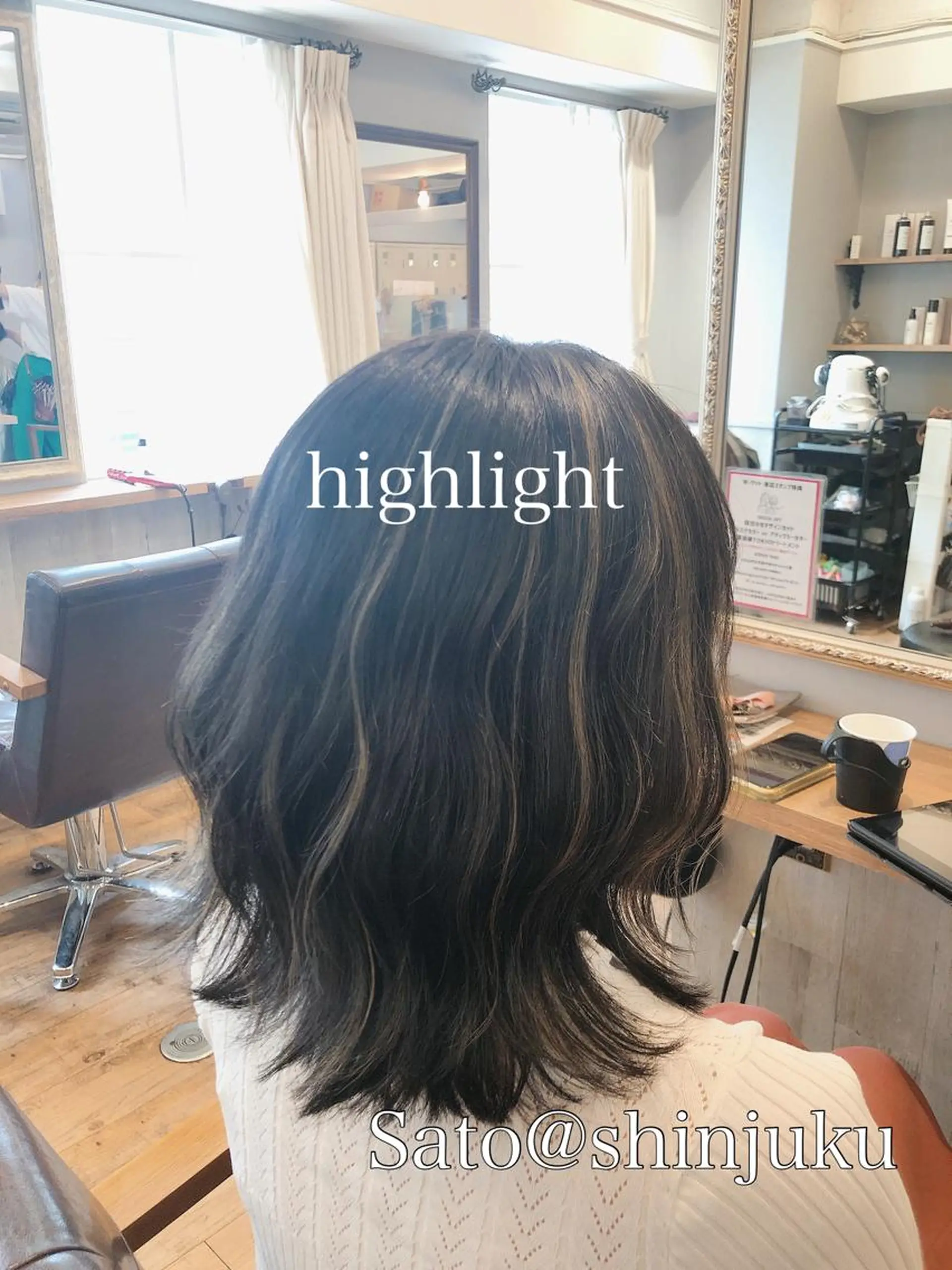 カラー カット ヘアカラー 艶髪💫透明感💖 Sato Toyoのヘアスタイル