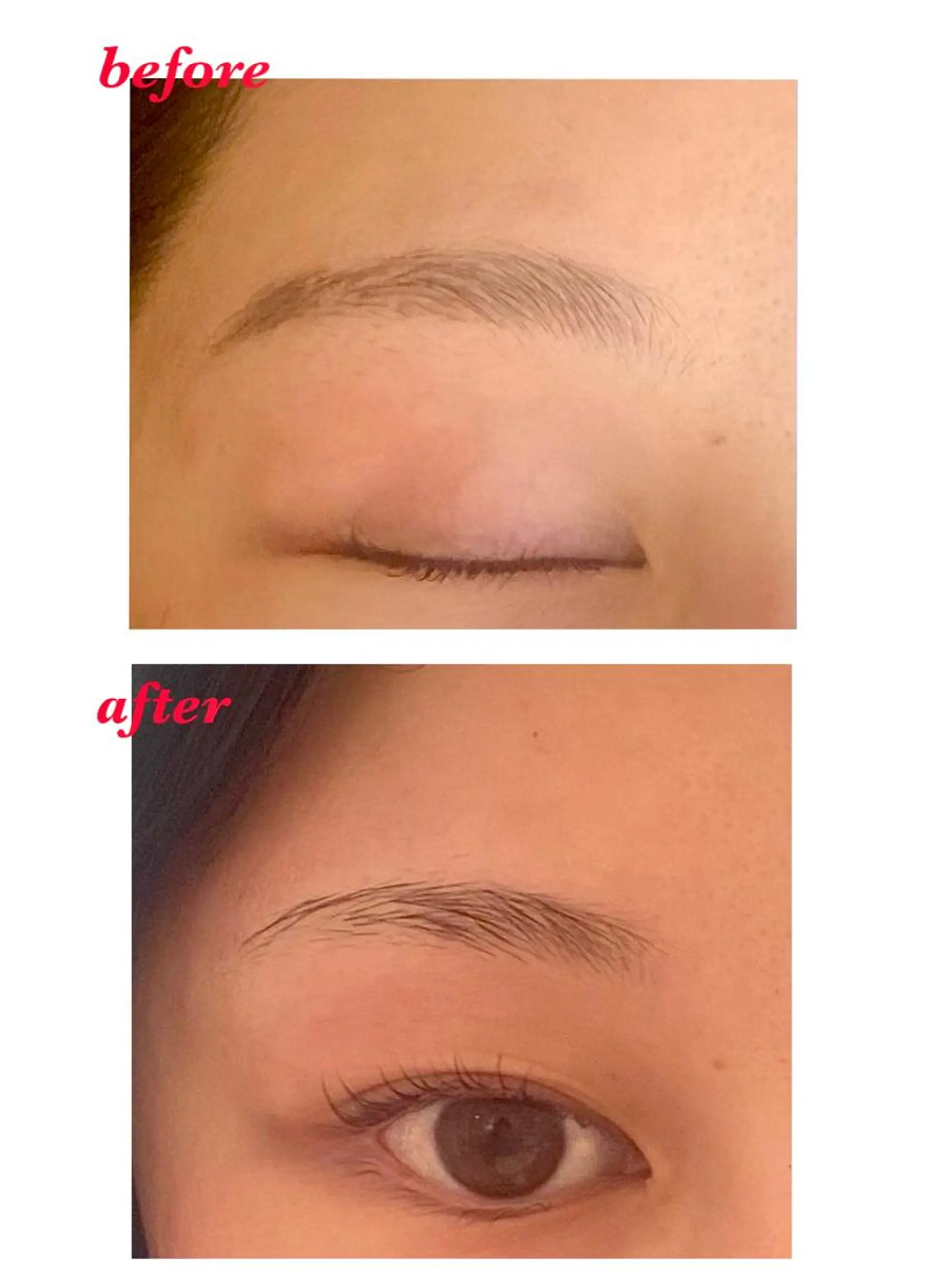 アイブロウ ハーブピーリング/韓国肌管理/フェイシャル/毛穴洗浄/眉毛/顔脱毛【糸脱毛専門】rev所属・ハーブピーリング🌹 毛穴洗浄❤️眉waxのエステ・リラクイメージ