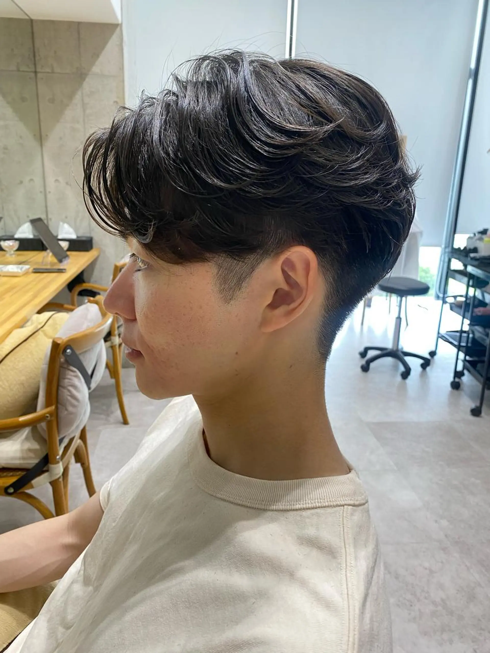 ショート パーマ メンズ カット パーマ Dxxxx III所属・女性目線の大人 メンズ*Ayakaのヘアスタイル