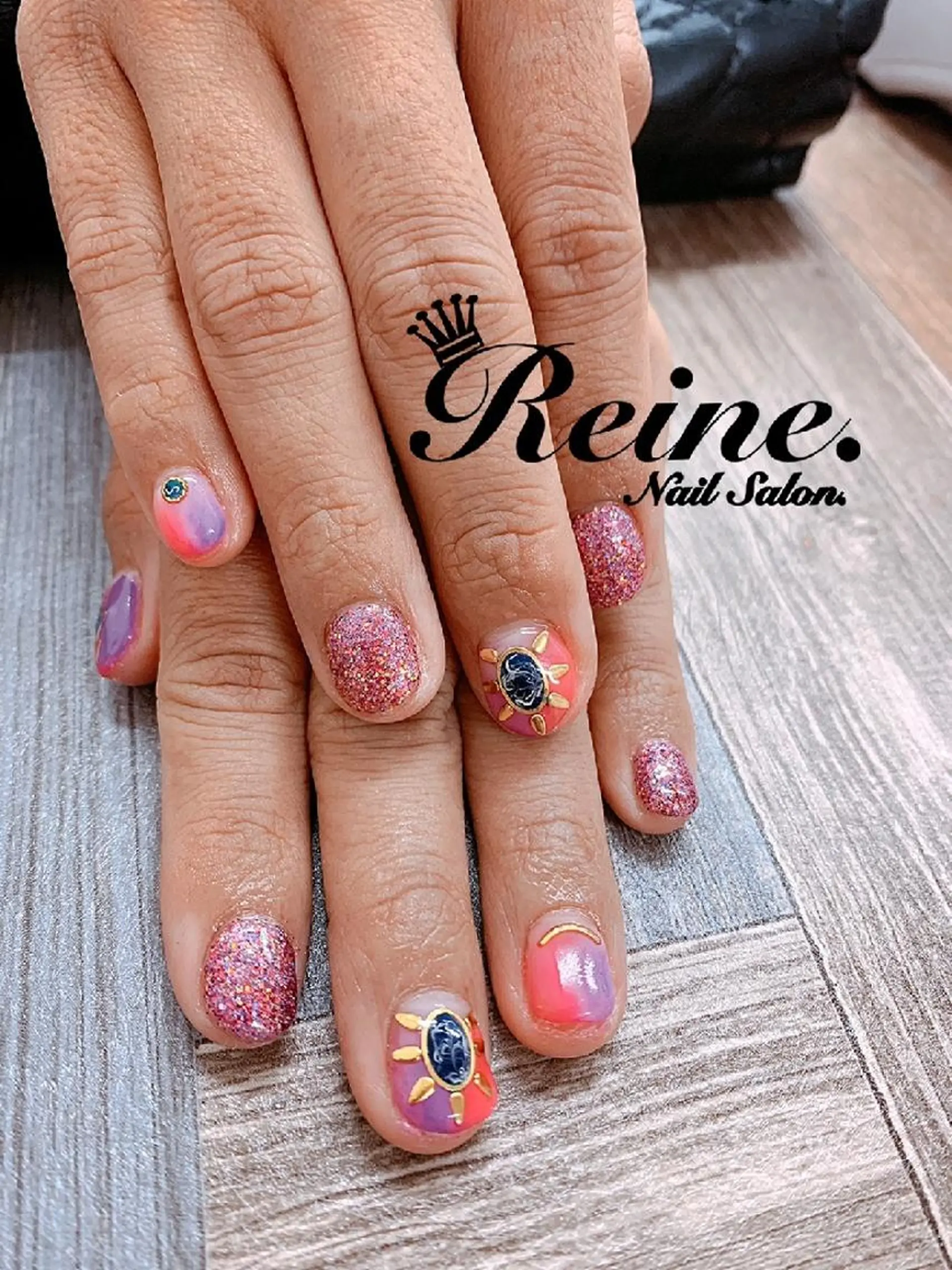 ネイル ショートネイル Nailsalon Reine所属・玉栄 伶奈のネイルデザイン