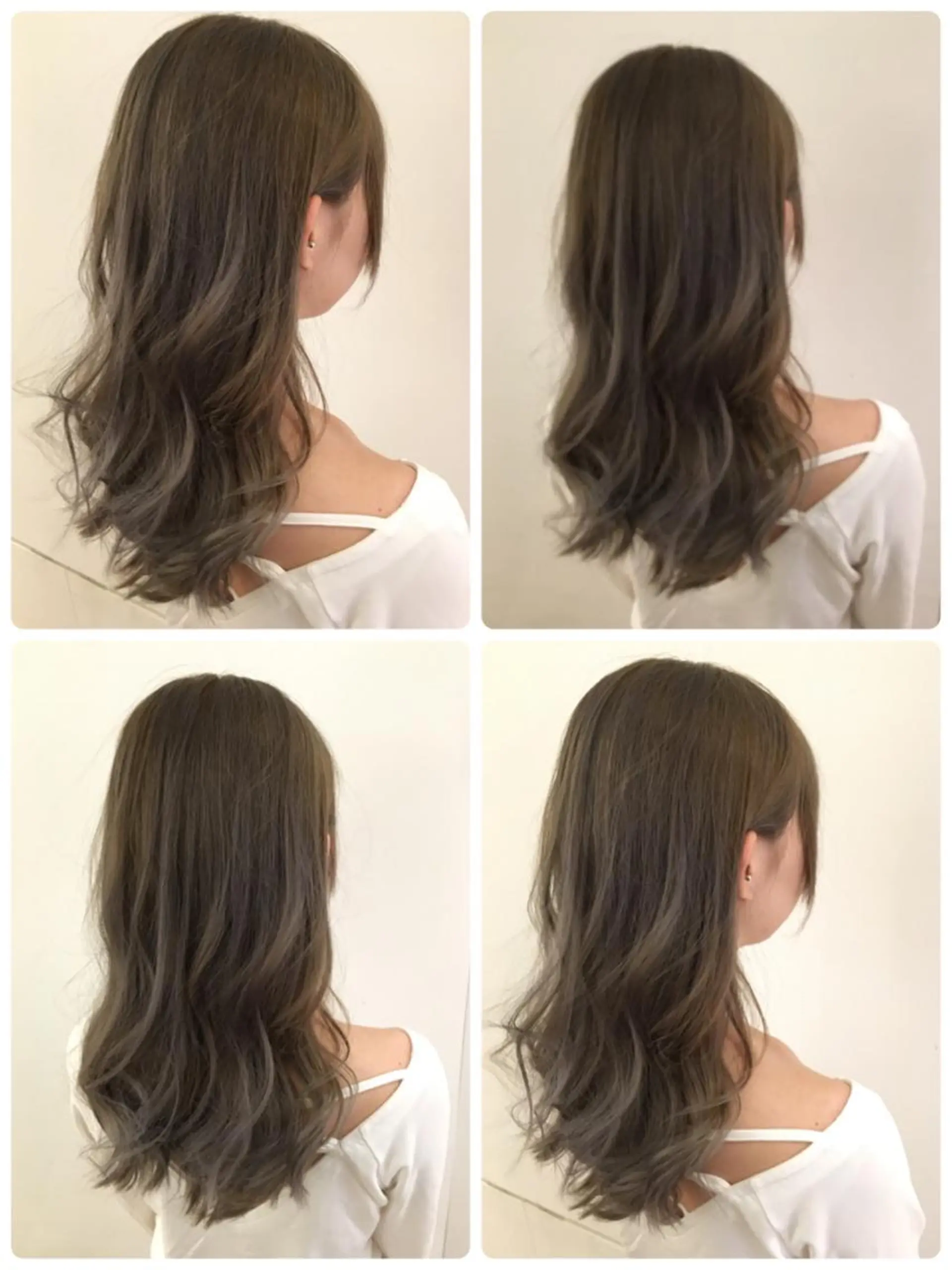 ミディアム due hair 京都駅前店 MILBON オージュア認定サロン【デューヘアー】所属・ハイトーンブリーチ 土坂　由志【京都】のヘアスタイル