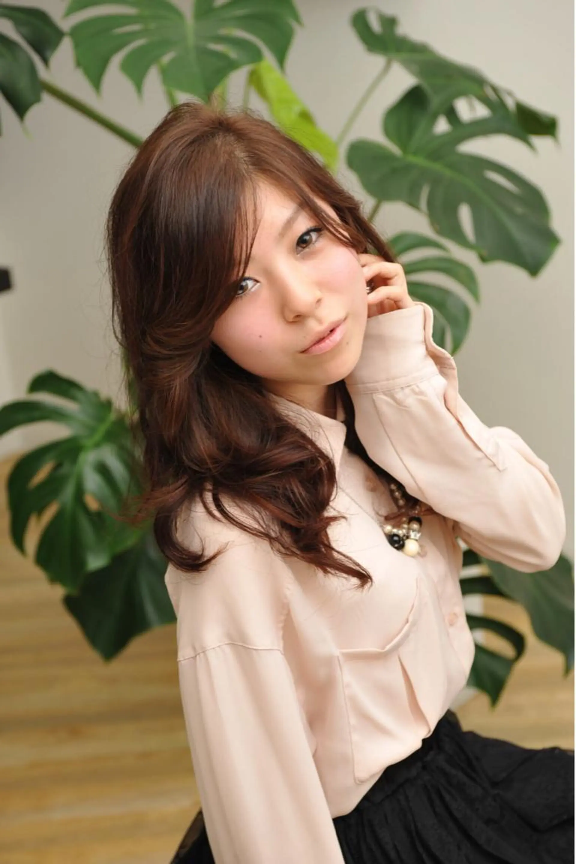 ロング カラー パーマ マツエク・マツパ 黒木 健悟のヘアスタイル