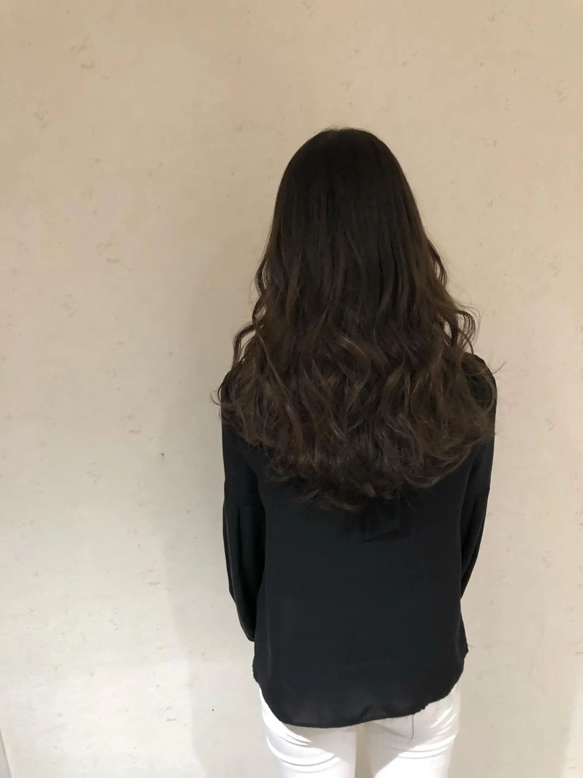 ロング カラー 小島嵩人 縮毛矯正 髪質改善のヘアスタイル