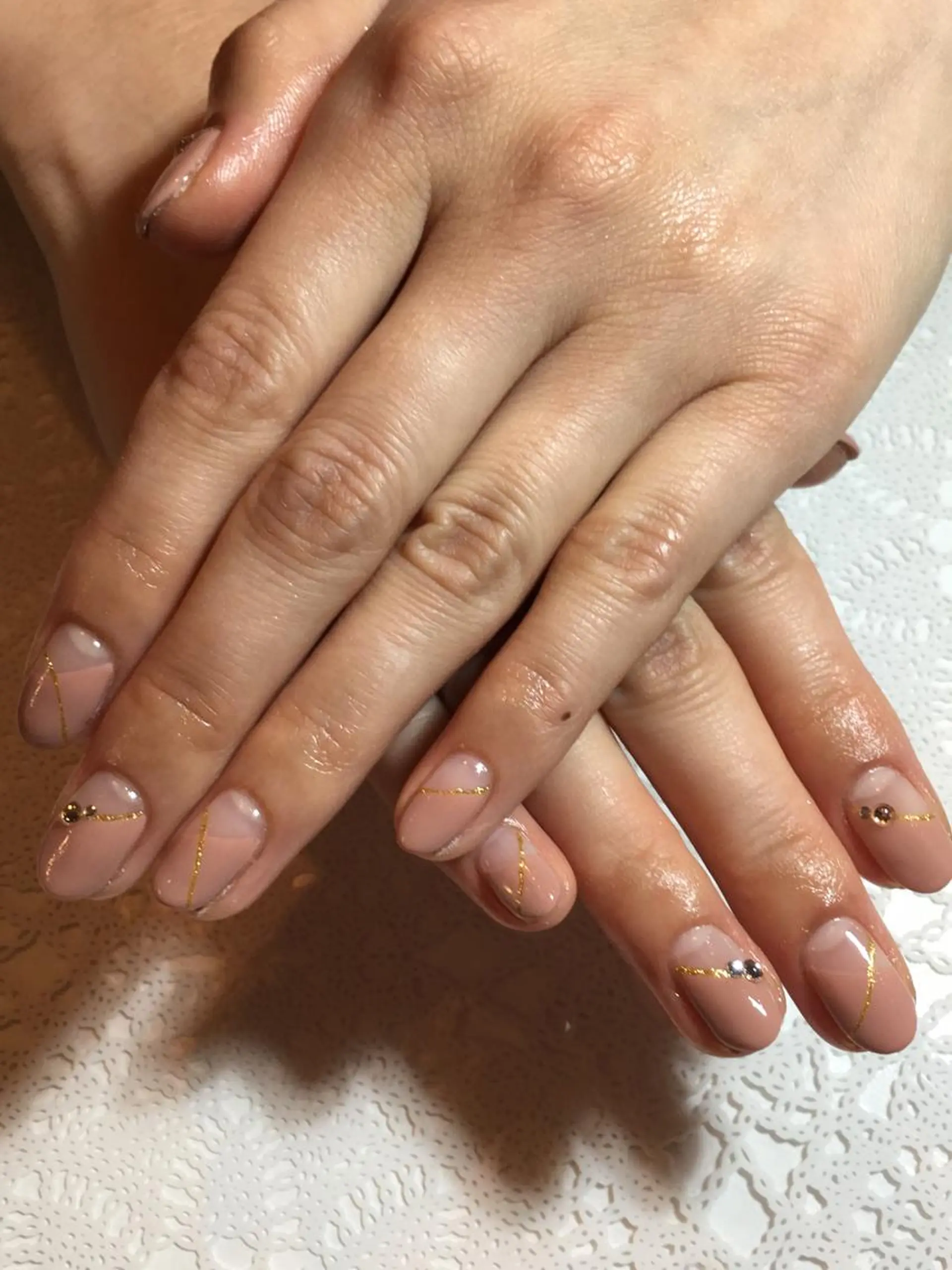 ネイル ピンク シンプルネイル 古川 里美のネイルデザイン