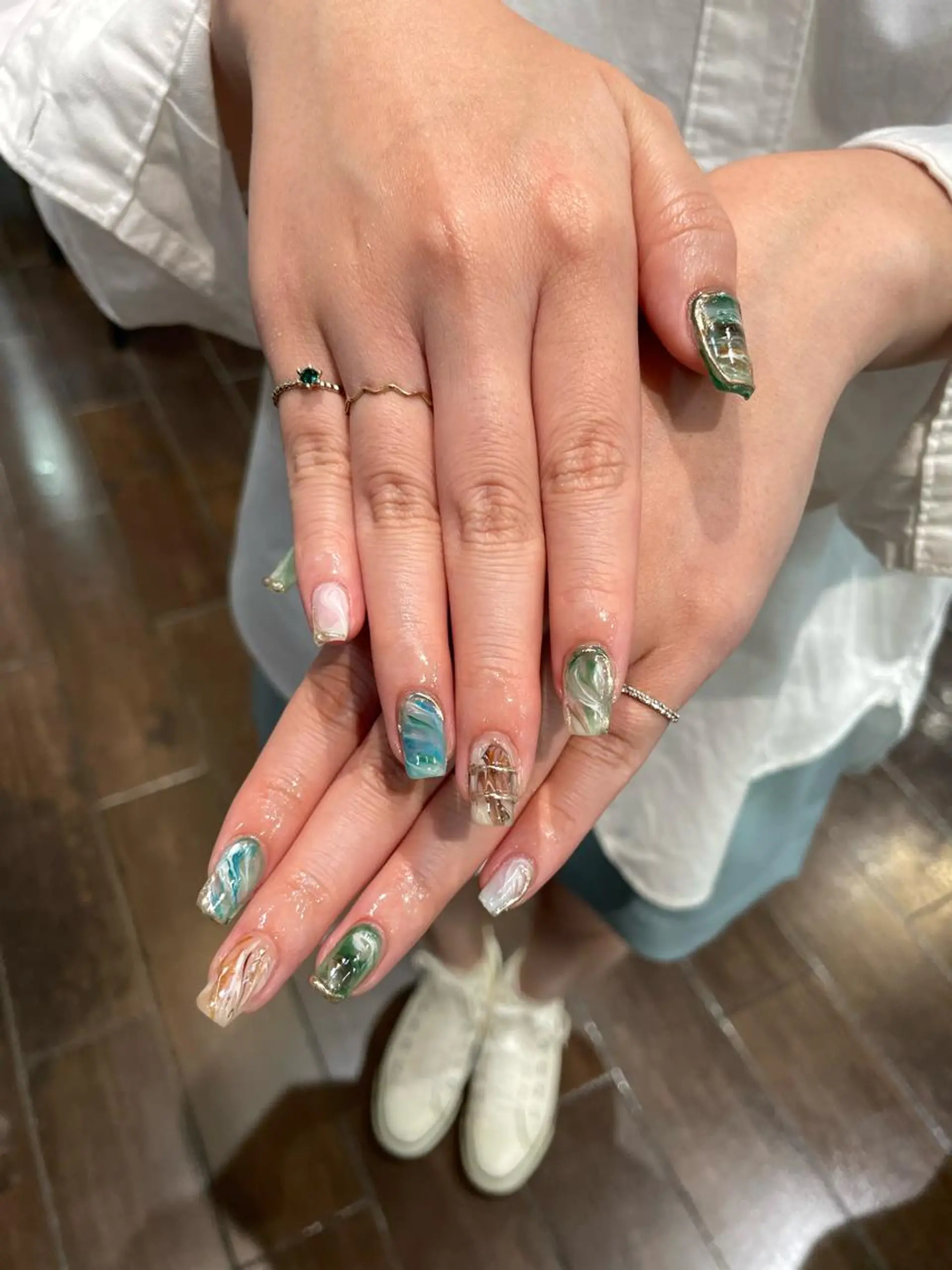 ネイル 個性派ネイル 🌼 ハルカ ♡のマツエク・マツパデザイン