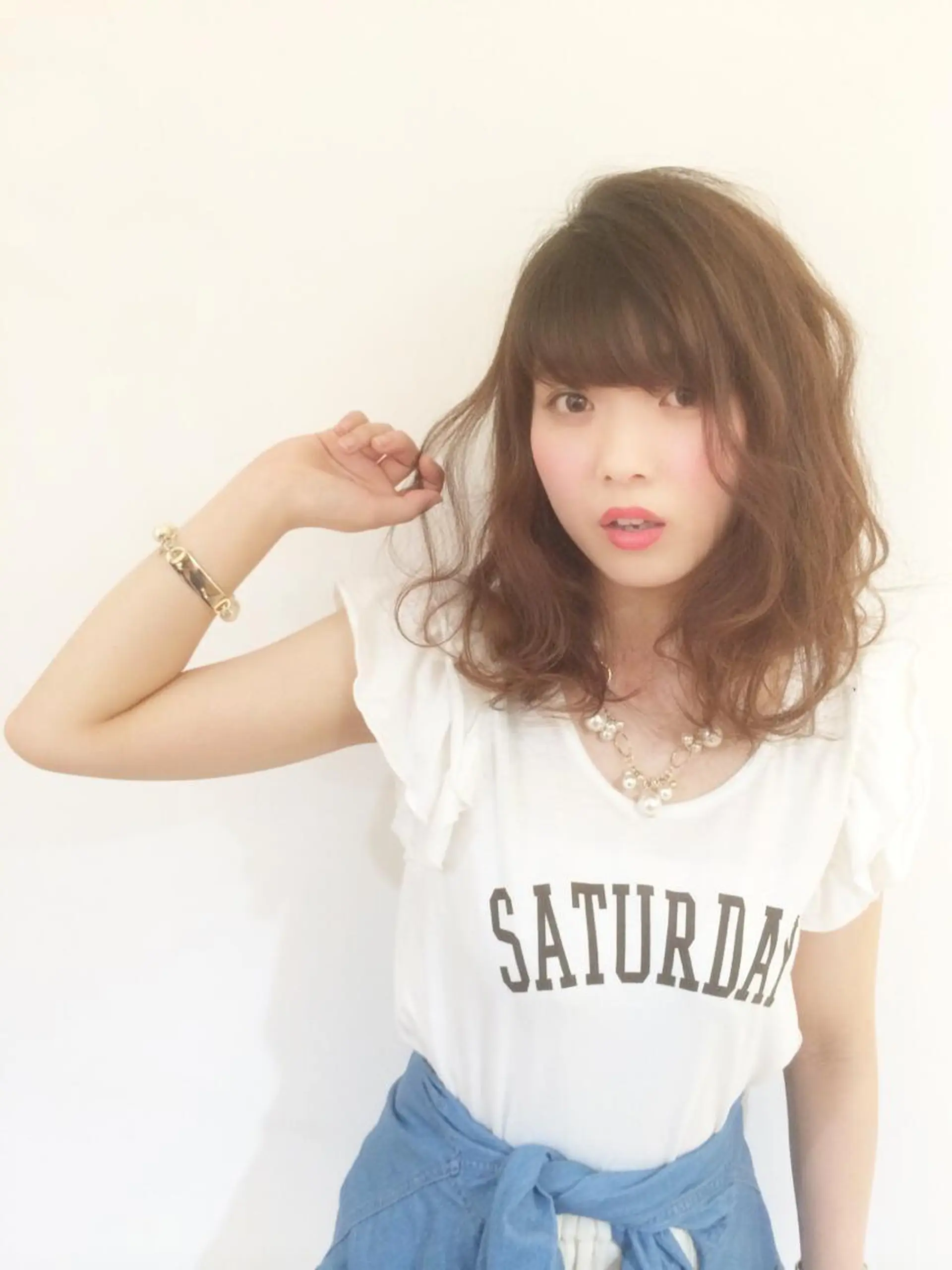 セミロング Tina所属・「Tina」一木 智之のヘアスタイル