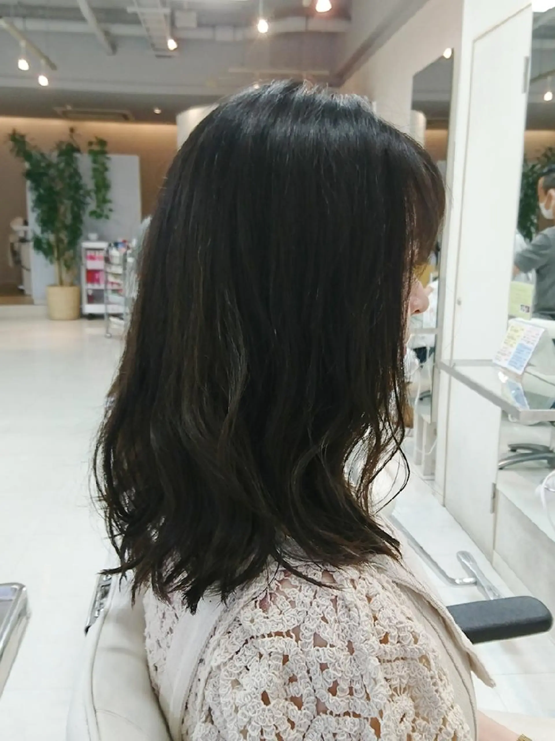 セミロング パーマ カット パーマ nagane sayakaのヘアスタイル