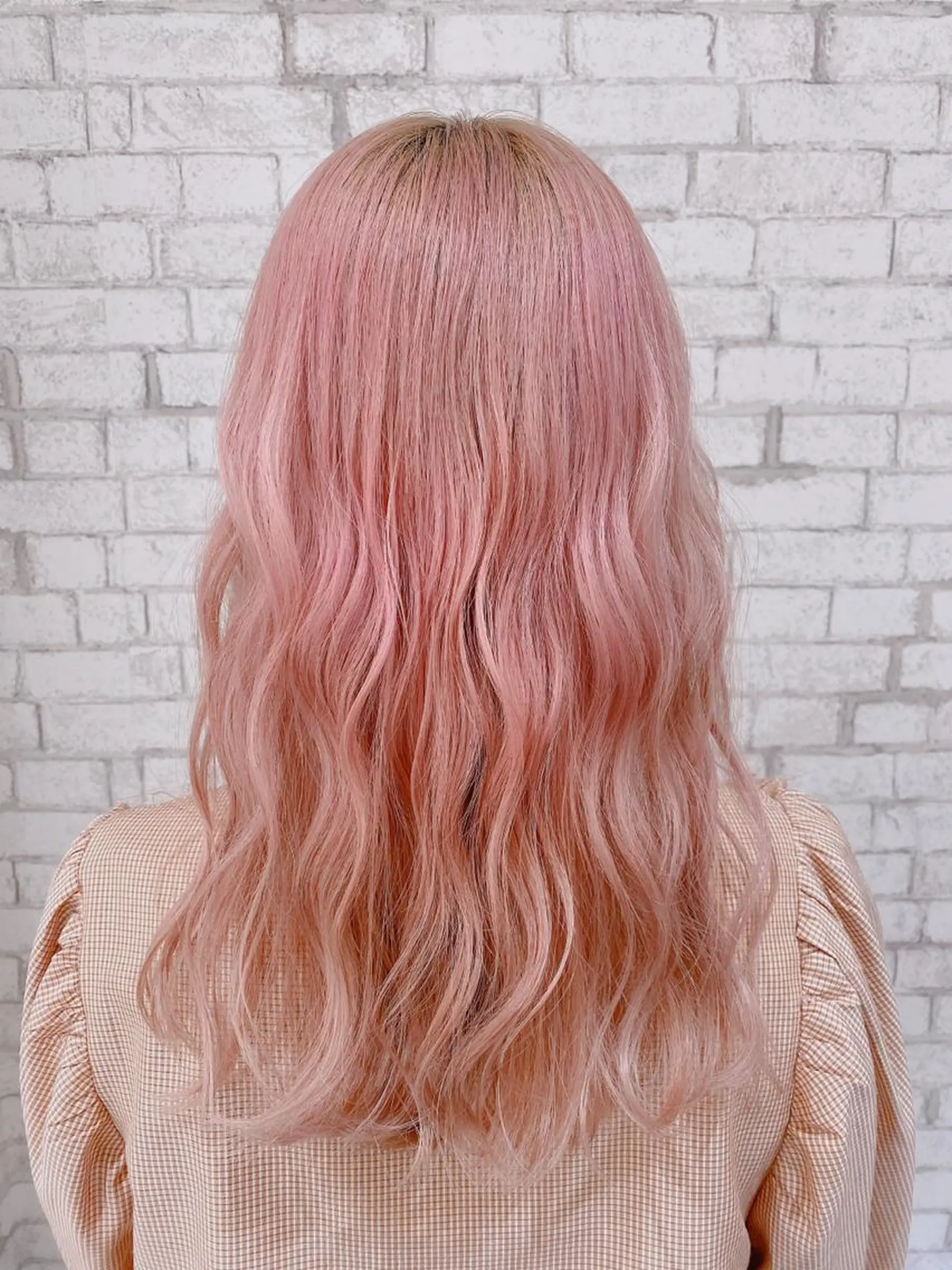 セミロング カラー ヘアアレンジ ブリーチなし艶カラー 東家のヘアスタイル