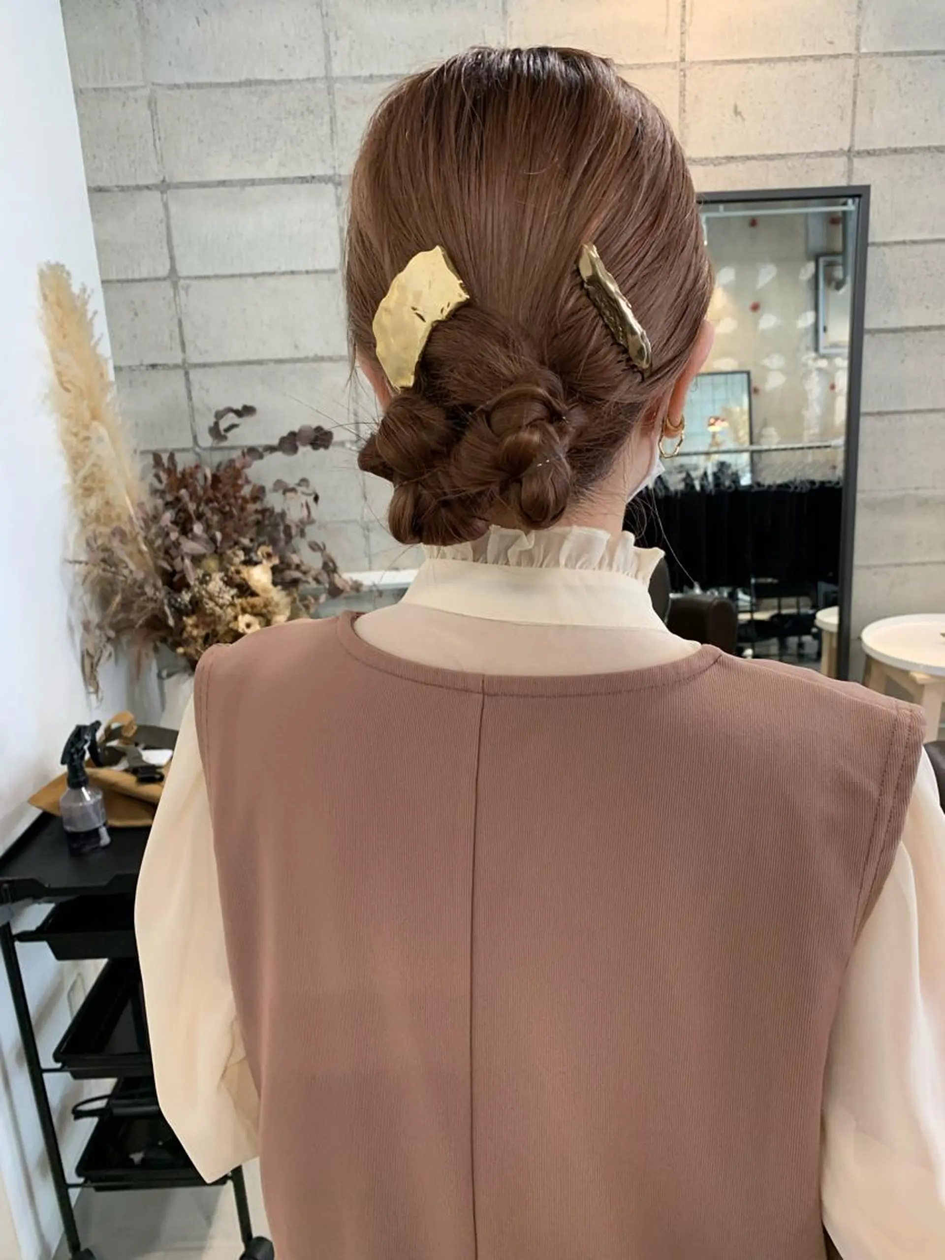 ミディアム カット パーマ トリートメント 新海 芳樹のヘアスタイル