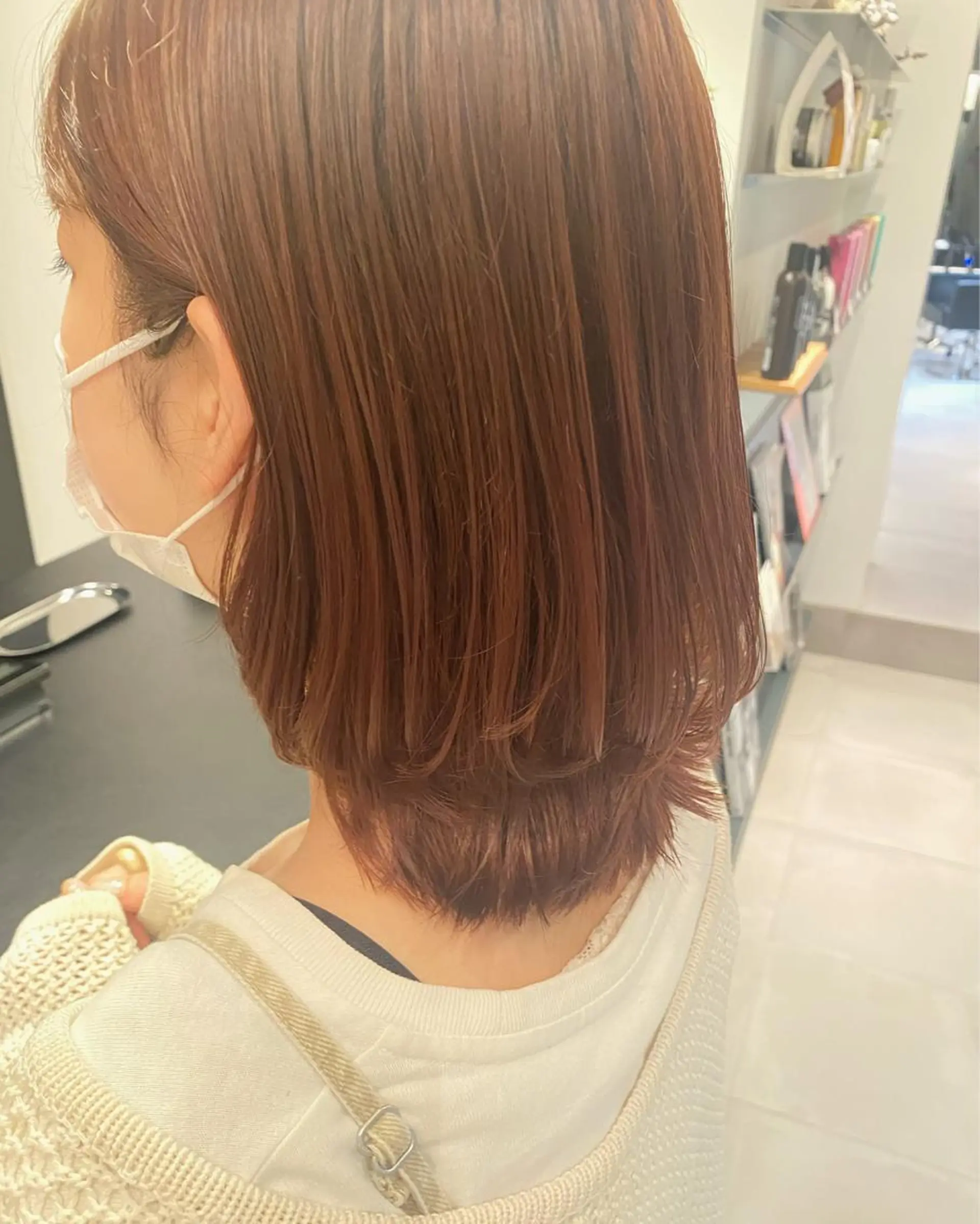 ミディアム riria/ボブ /ブラウンカラー🎀のヘアスタイル