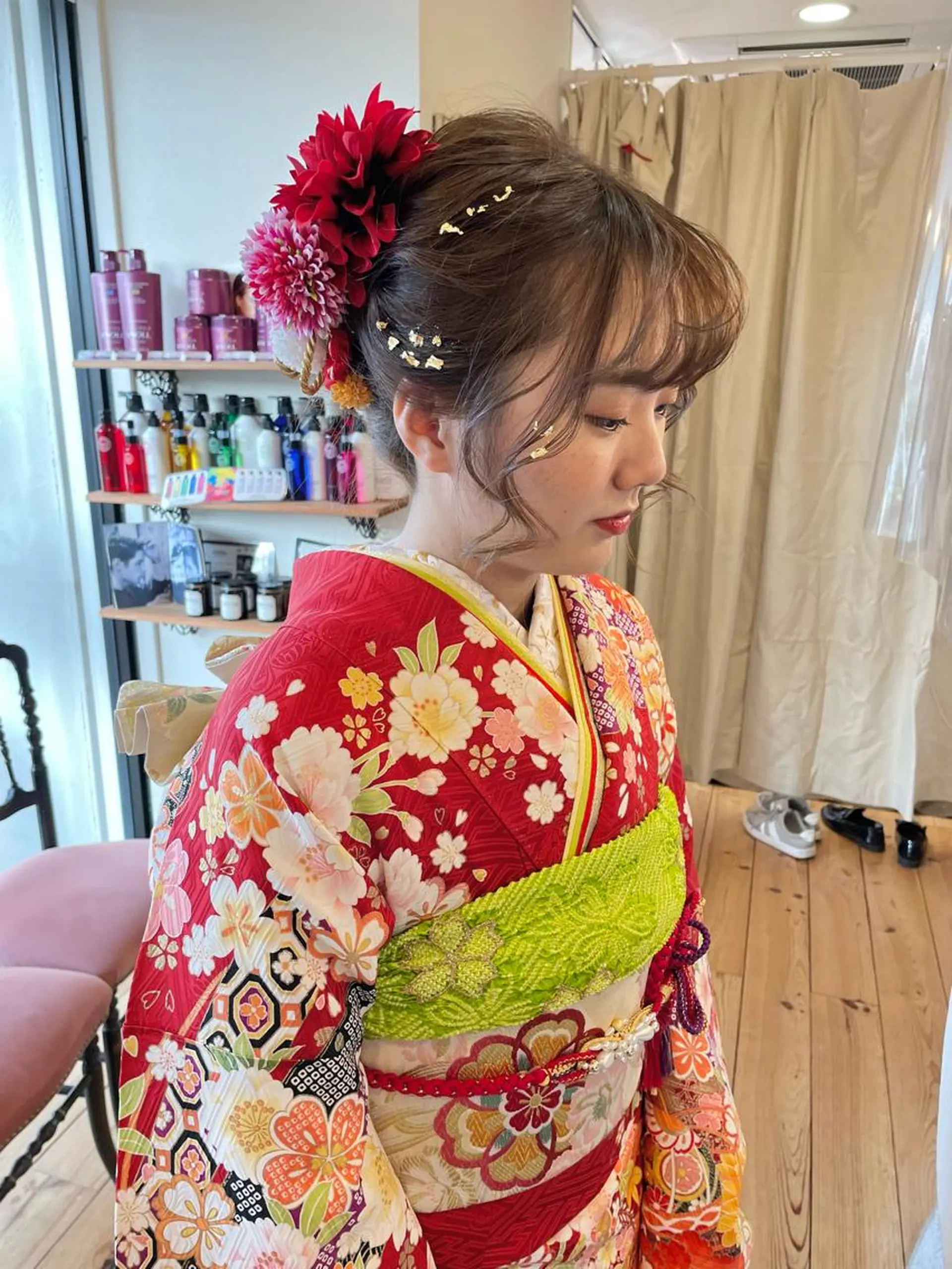 ロング 永井 瑞穂のヘアスタイル