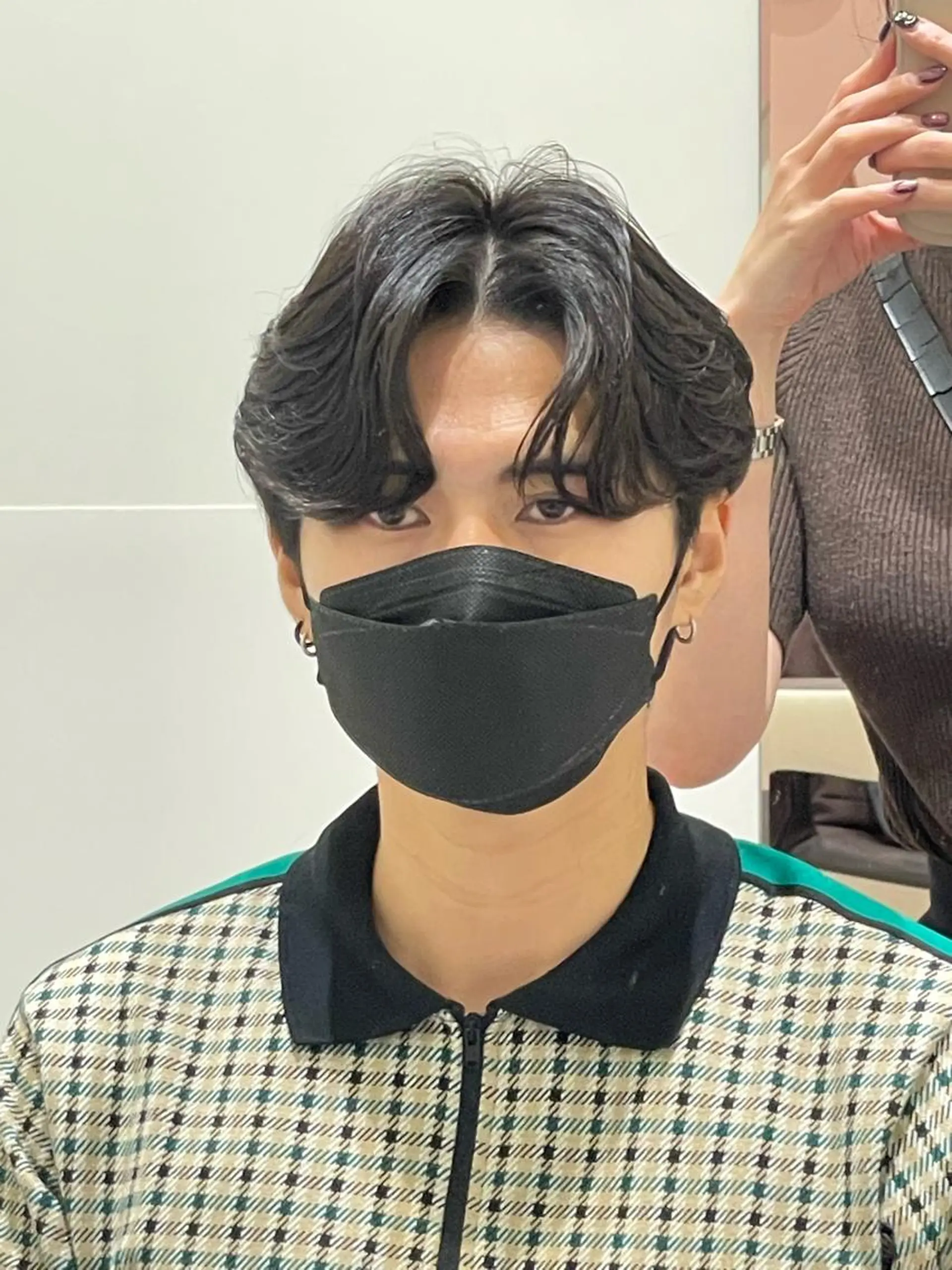 メンズ カルマパーマ メンズパーマ カット パーマ ❤︎︎韓国ヘア❤︎︎ 𝑺𝒉𝒊𝒉𝒐のヘアスタイル