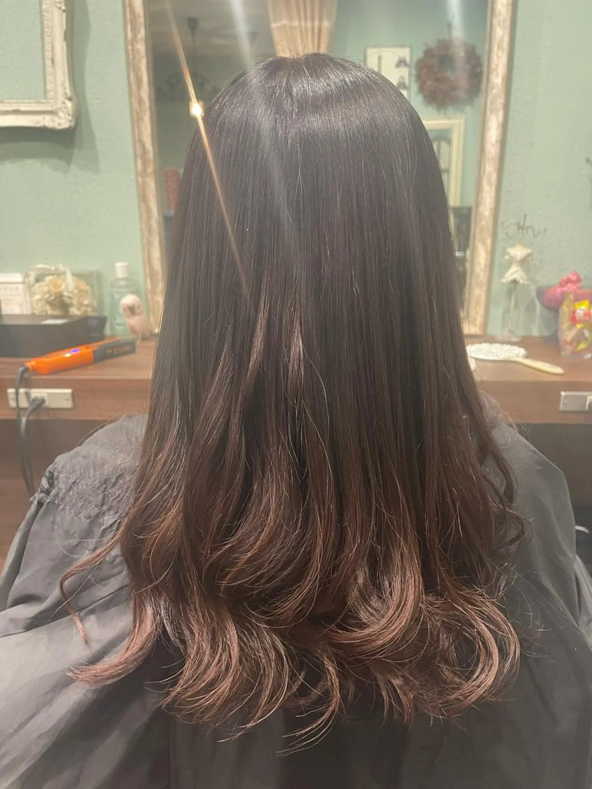 ロング ハイライト ヘアカラー トリートメント 黒木 健太のヘアスタイル