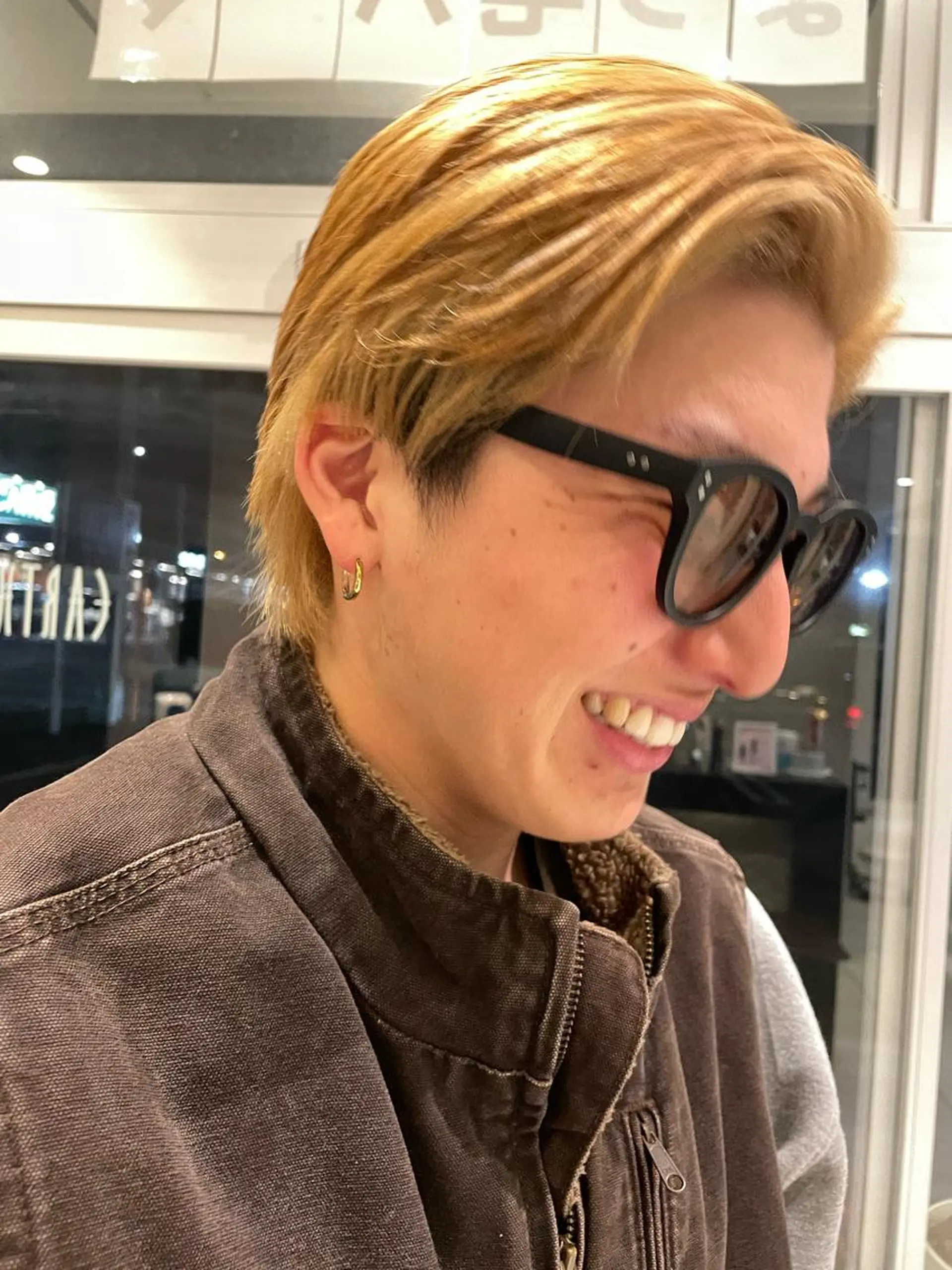 ショート カラー メンズ 松永 果菜のヘアスタイル