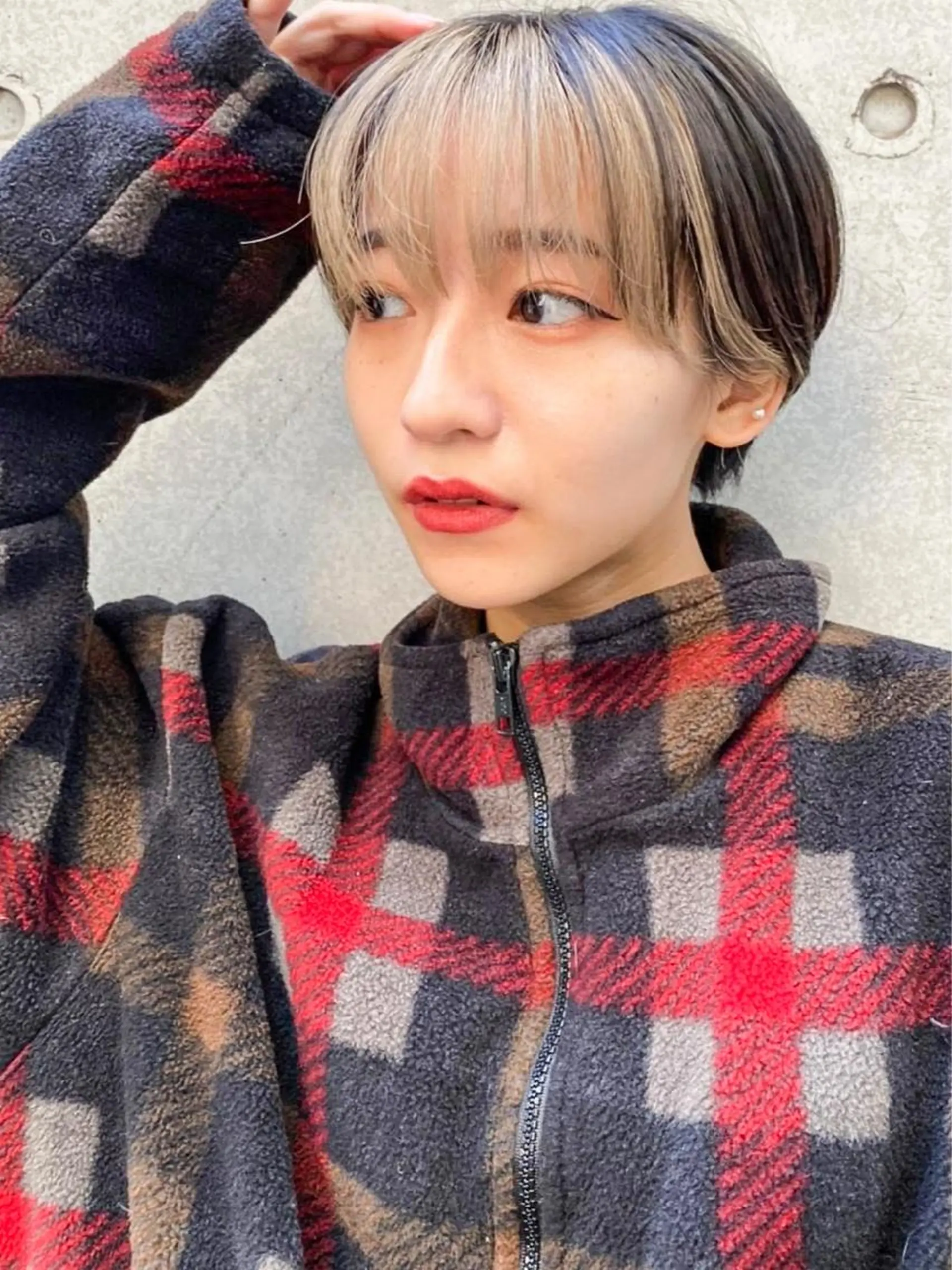 ショート カラー パーマ ヘアアレンジ cecil hair 難波店所属・髪質改善透明感カラー /SHOGO☀️のヘアスタイル