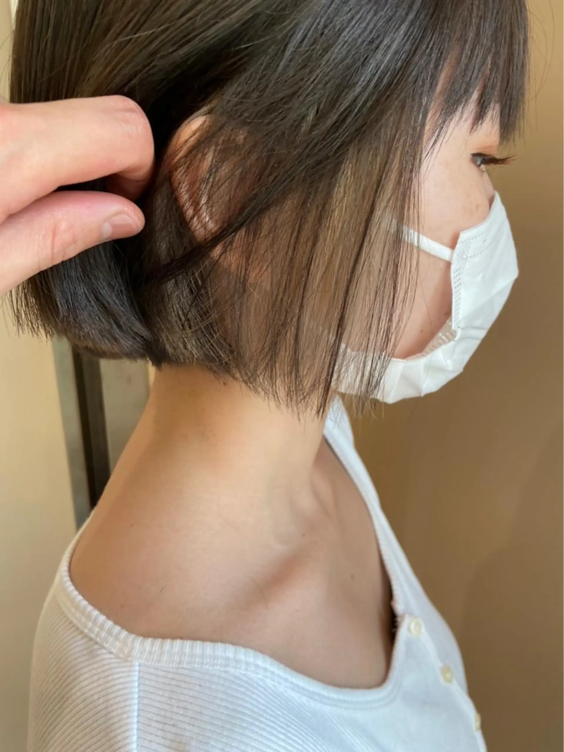 ショート カラー インナーカラー ハイトーン/ウルフ /レイヤー/坂野幸伸のヘアスタイル